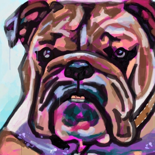 Bully Giclee on Gallery Wrapped Canvas