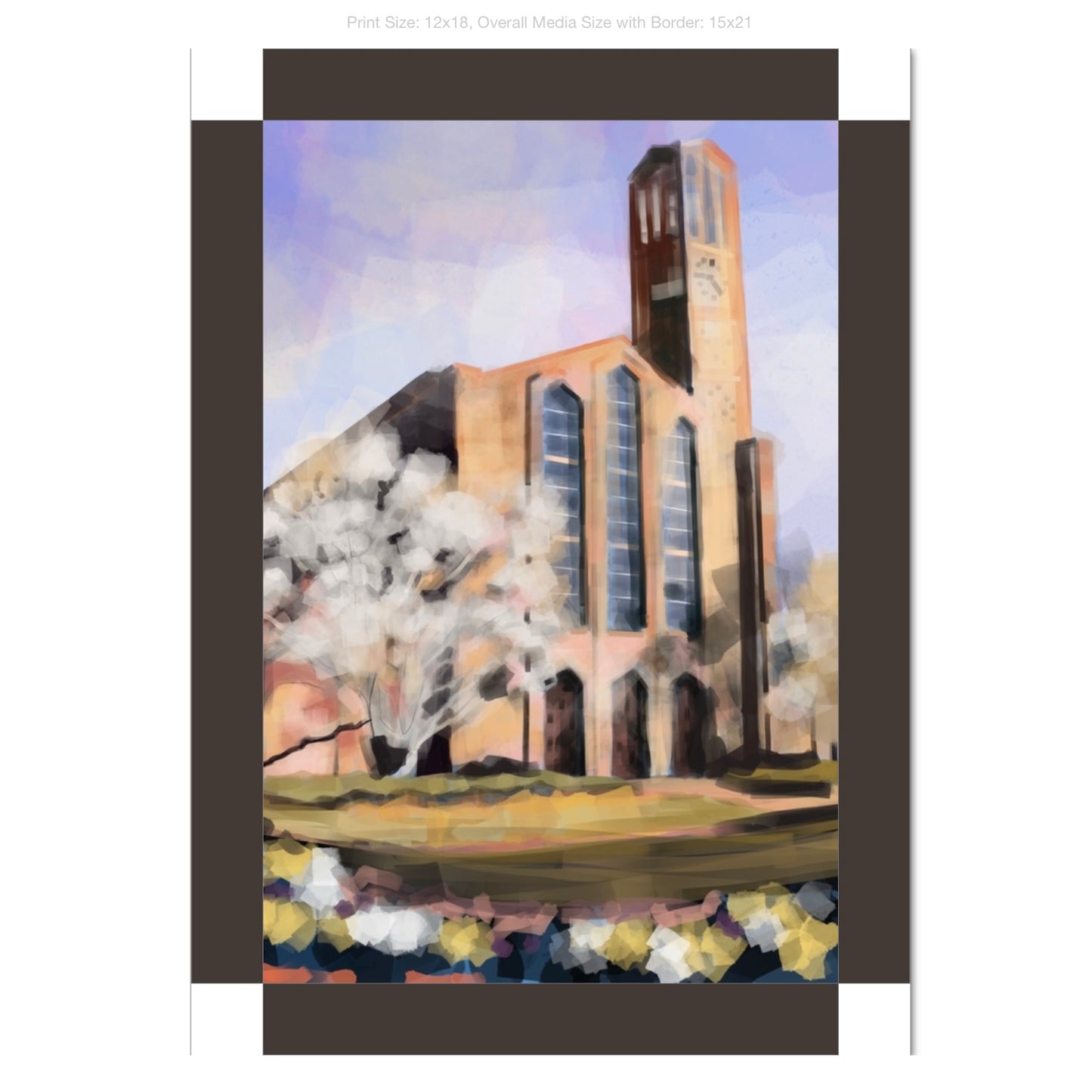Chapel of Memories on Gallery Wrapped Canvas