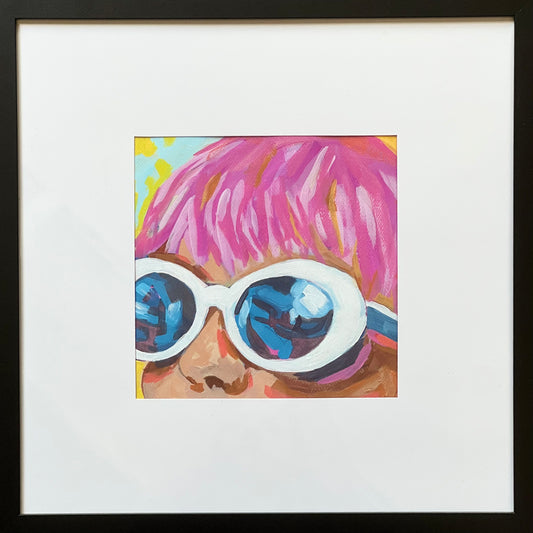 Framed Sunglasses Girl