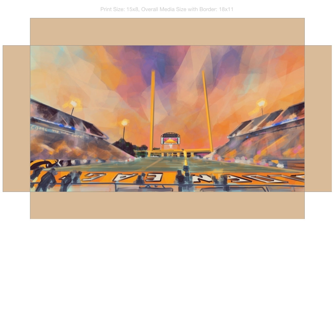 The Rock on Gallery Wrapped Canvas