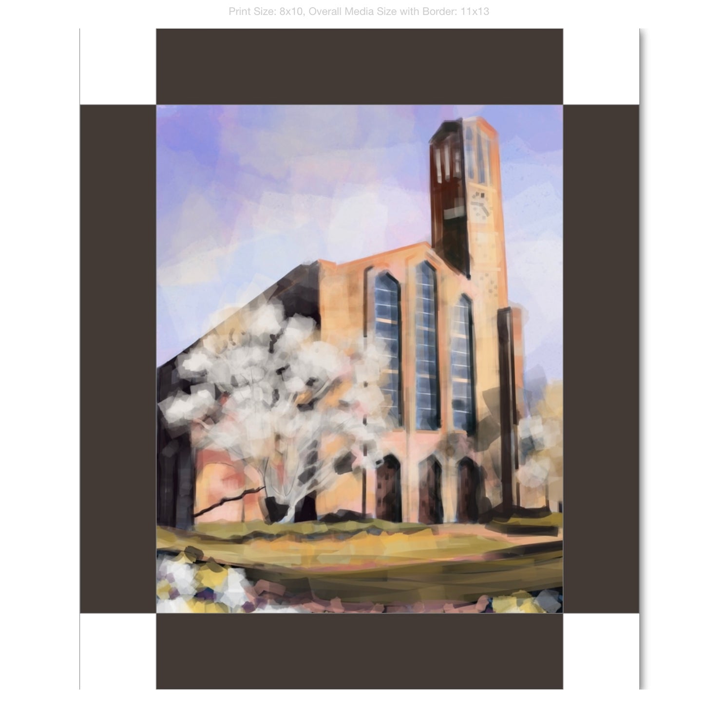 Chapel of Memories on Gallery Wrapped Canvas