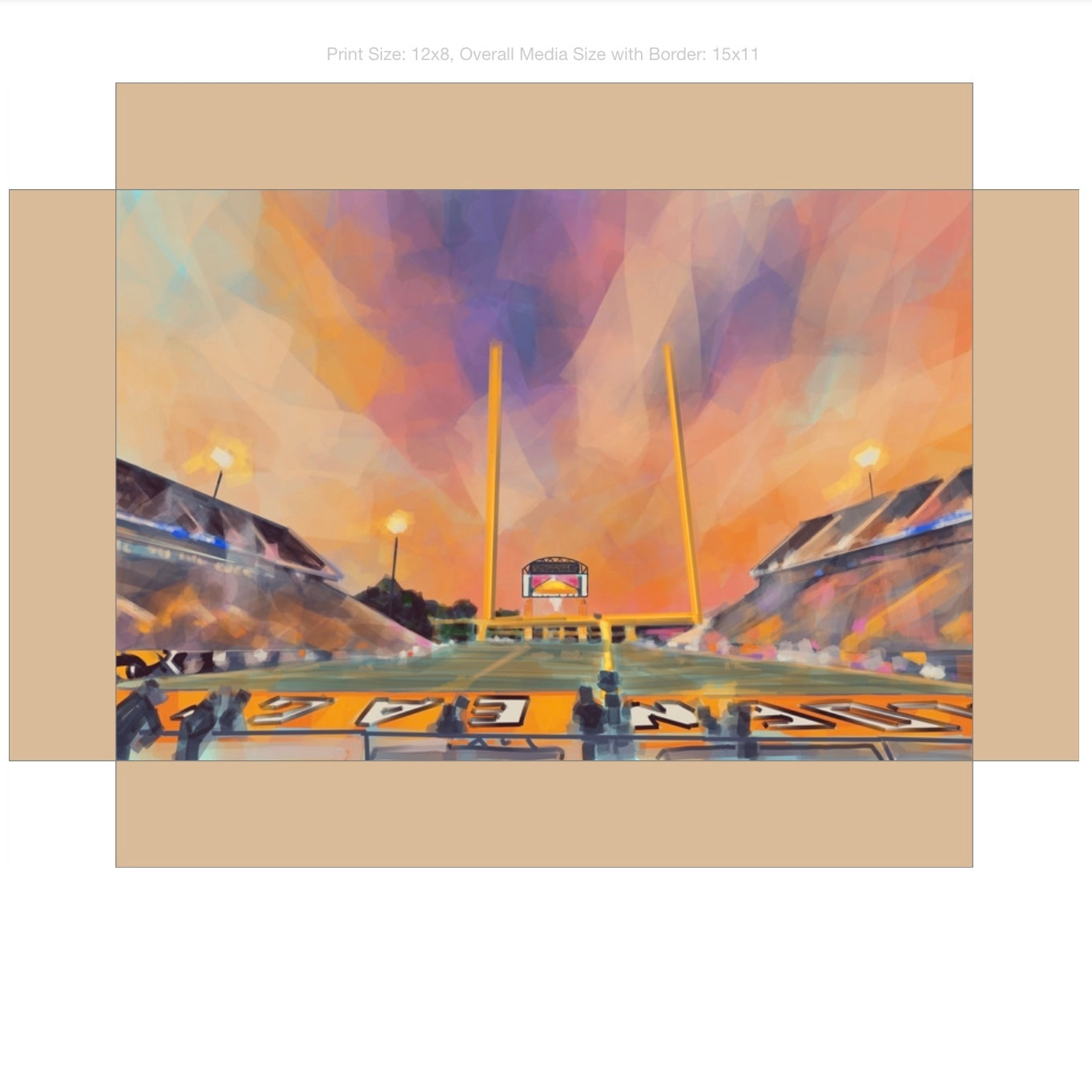 The Rock on Gallery Wrapped Canvas