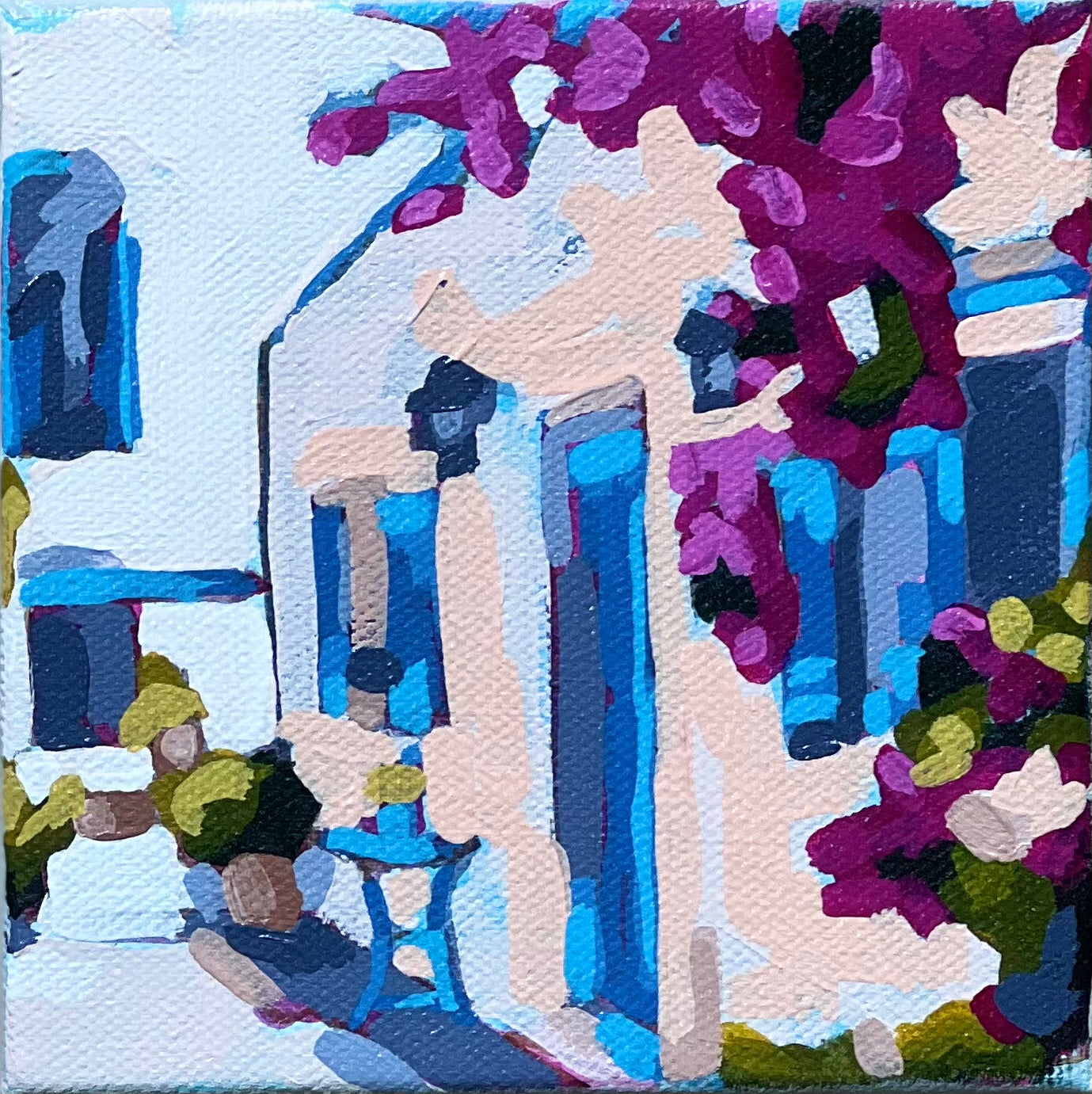 5” x 5” Greek Home