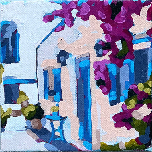 5” x 5” Greek Home