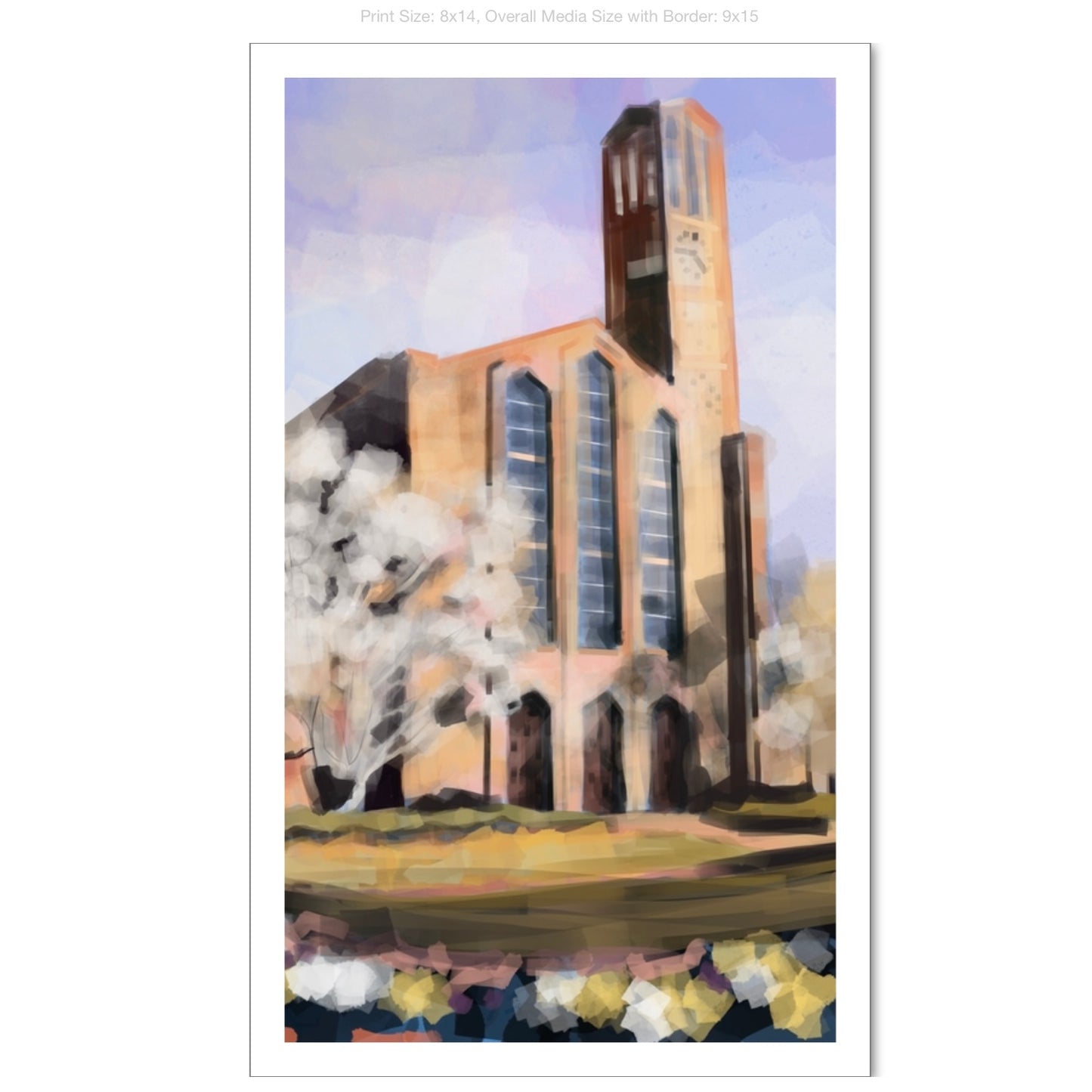 Chapel of Memories on Premium Heavyweight Paper