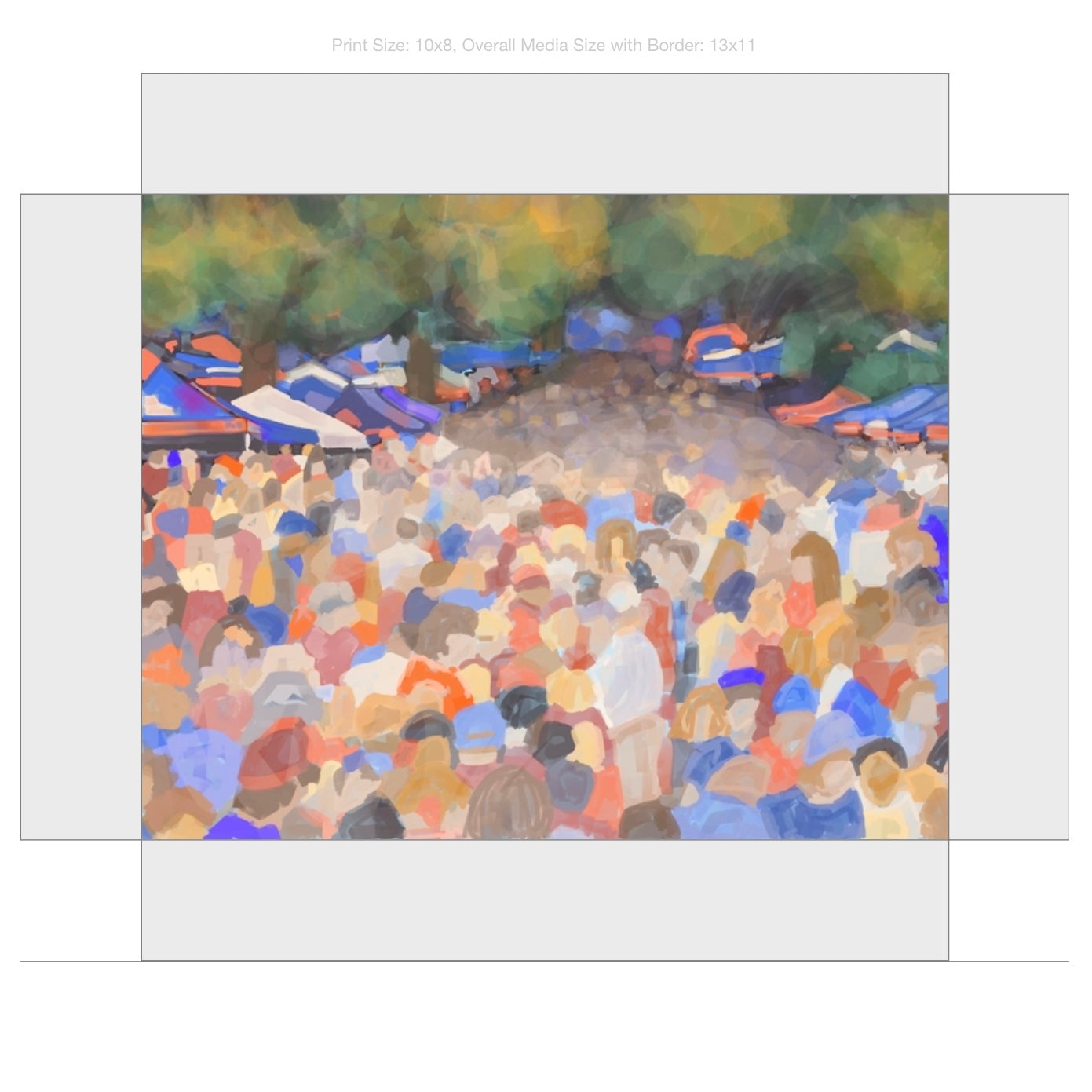The Grove on Gallery Wrapped Canvas