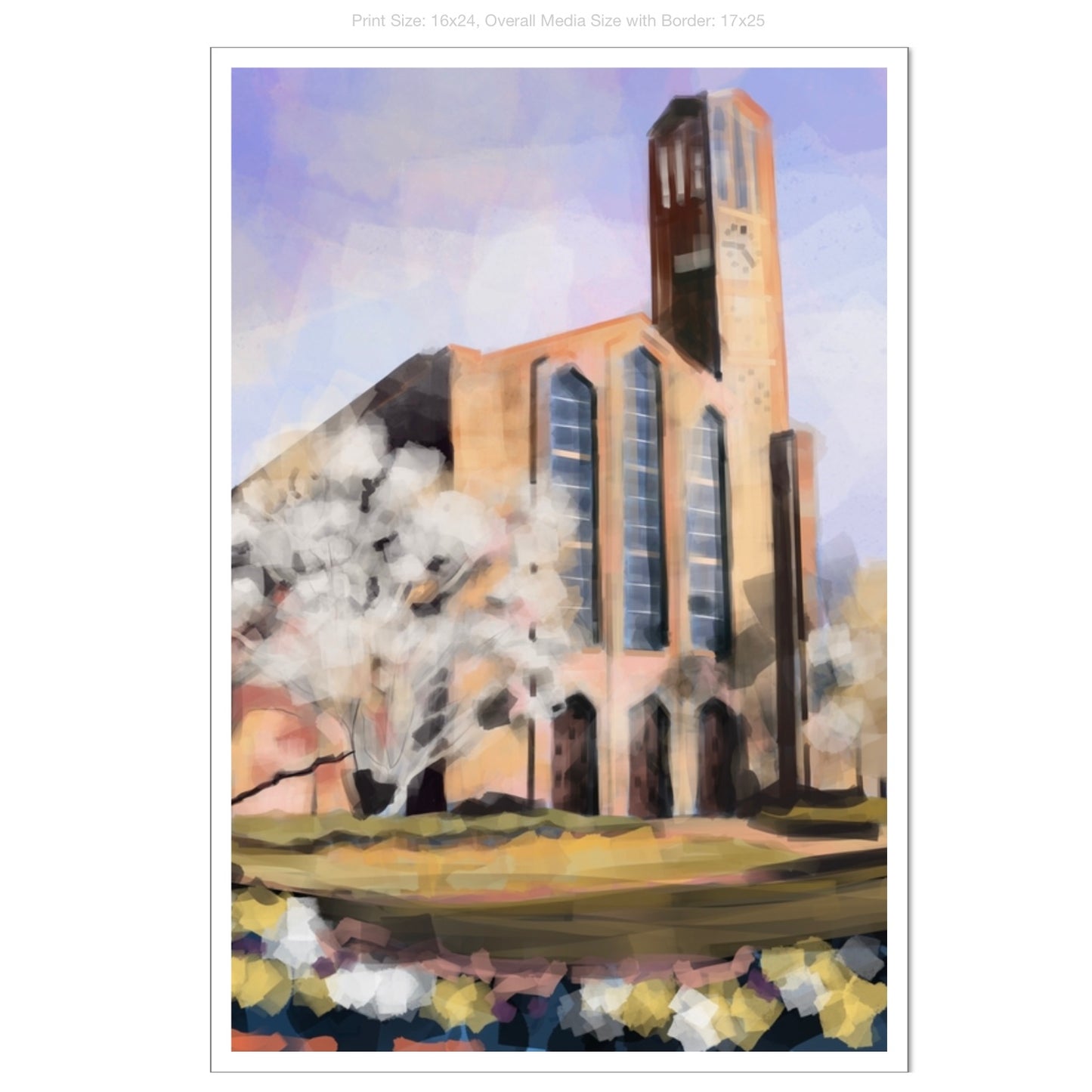 Chapel of Memories on Premium Heavyweight Paper