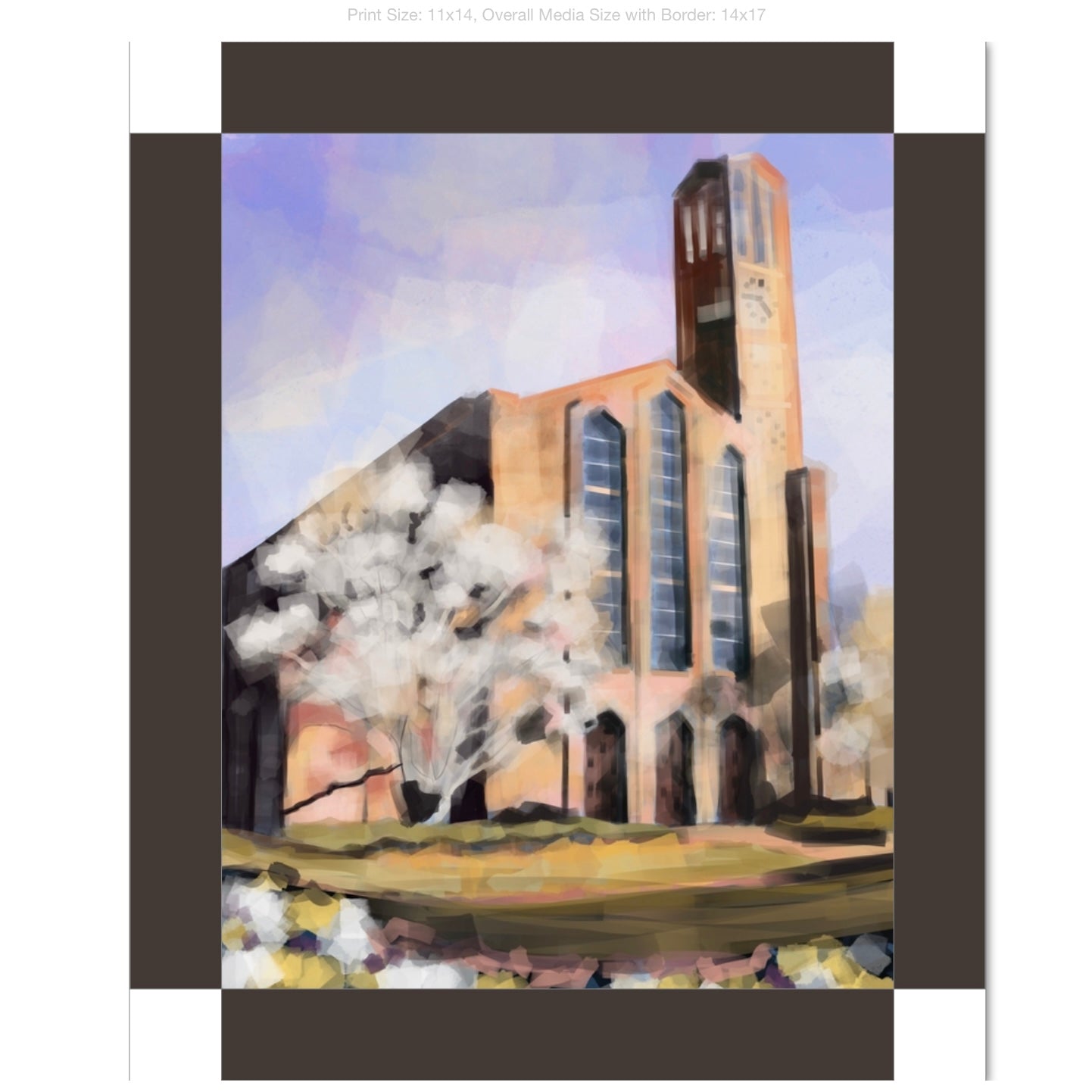 Chapel of Memories on Gallery Wrapped Canvas