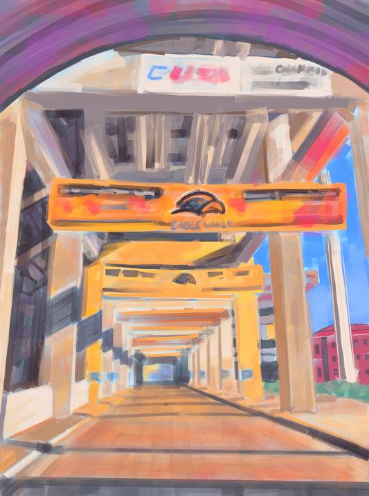 Eagle Walk Giclee on Premium Heavyweight Paper
