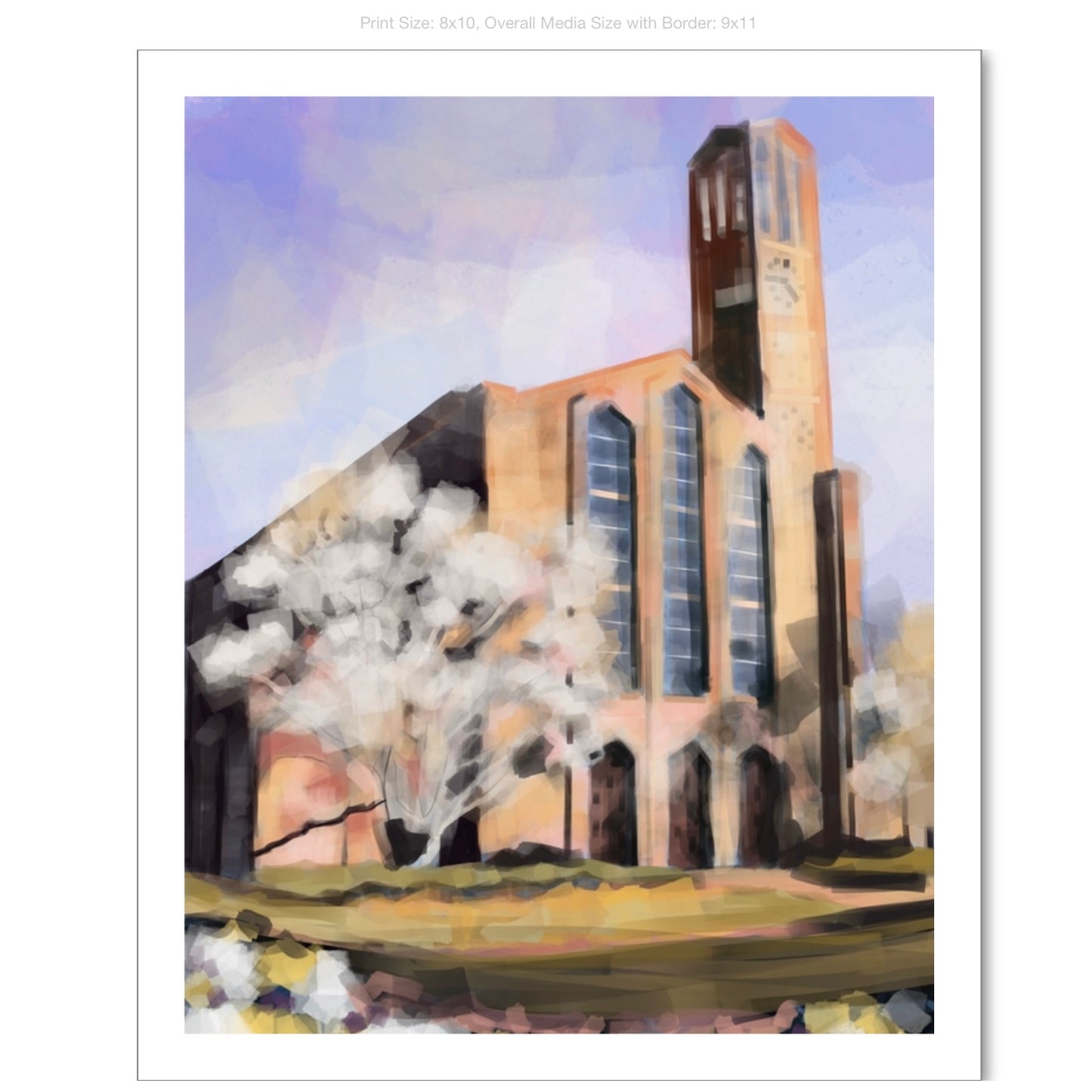 Chapel of Memories on Premium Heavyweight Paper