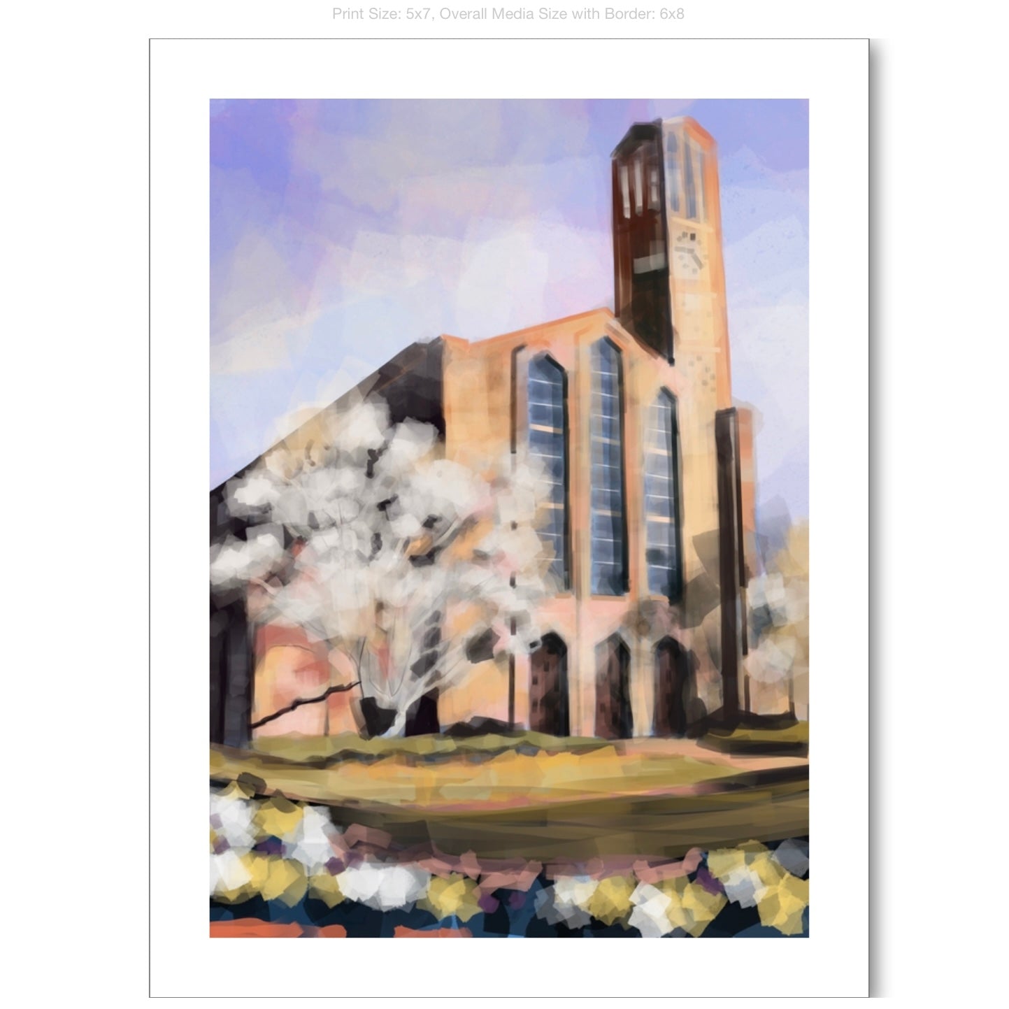 Chapel of Memories on Premium Heavyweight Paper