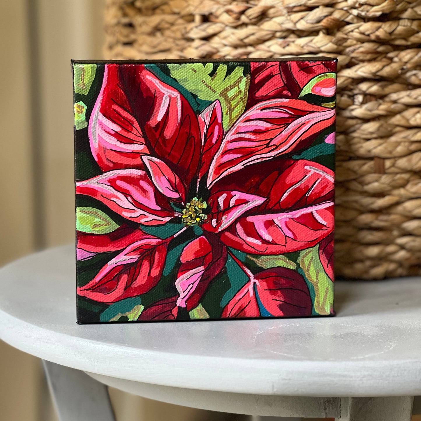 6” x 6” Poinsettia