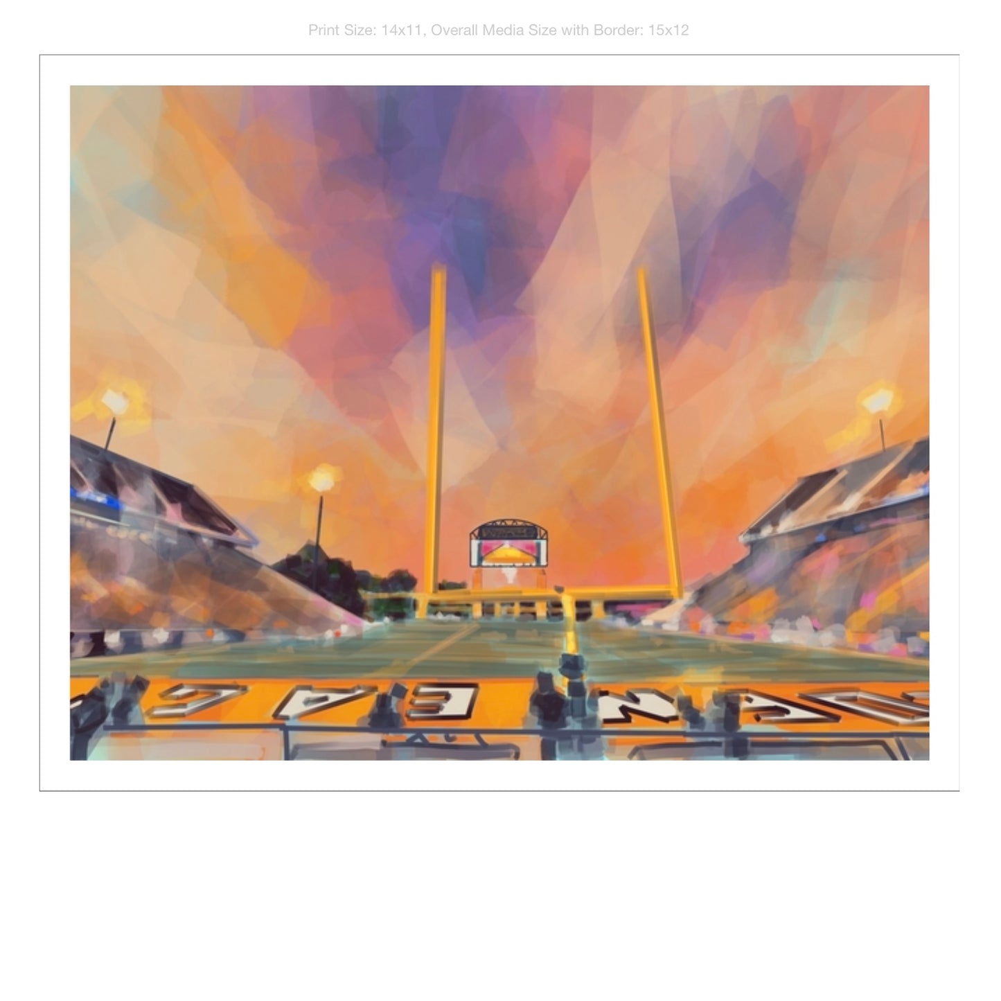 The Rock Giclee on Premium Heavyweight Paper