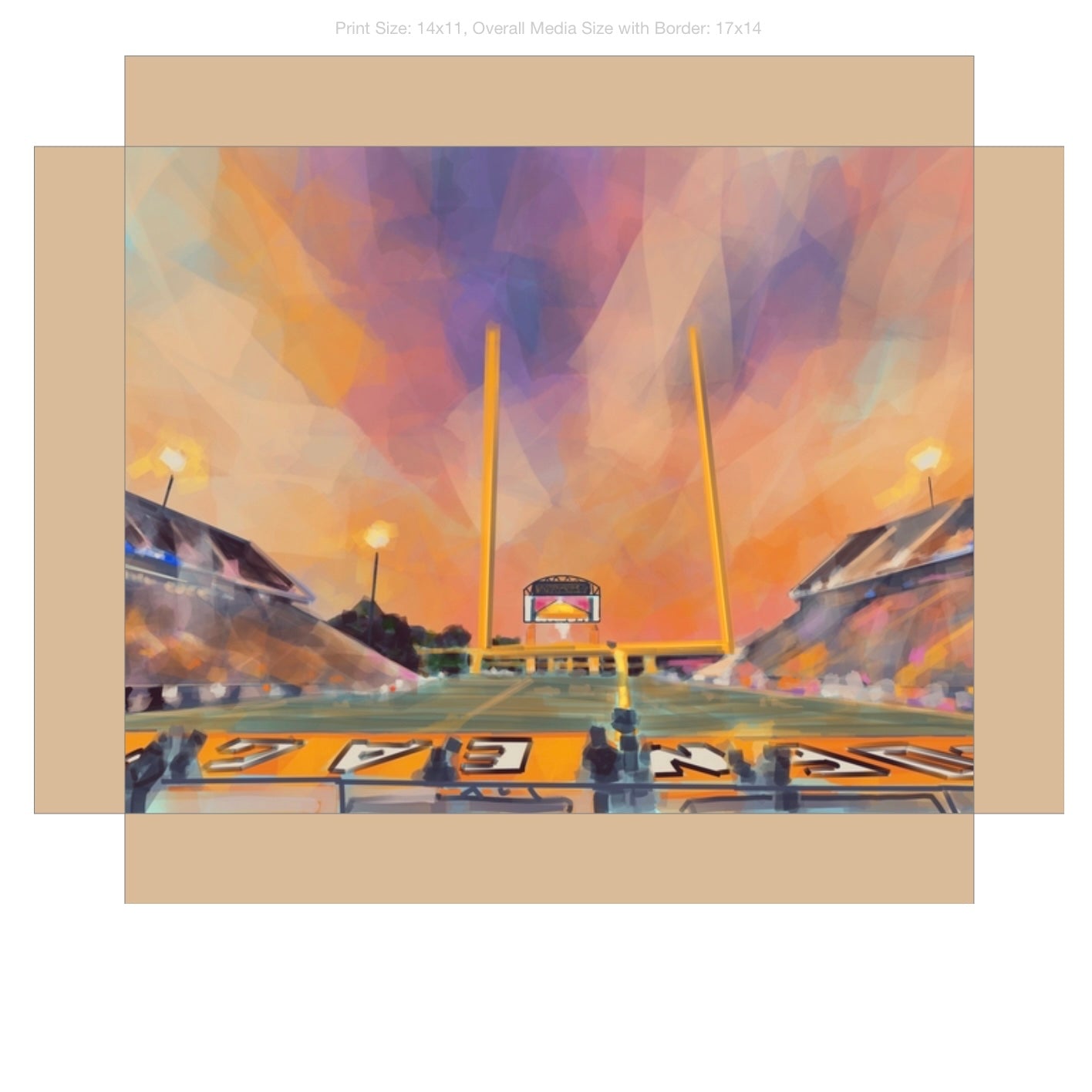 The Rock on Gallery Wrapped Canvas