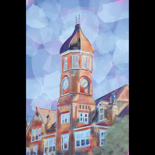 The W Giclee on Gallery Wrapped Canvas
