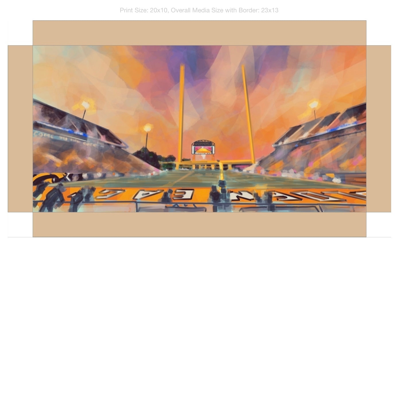 The Rock on Gallery Wrapped Canvas