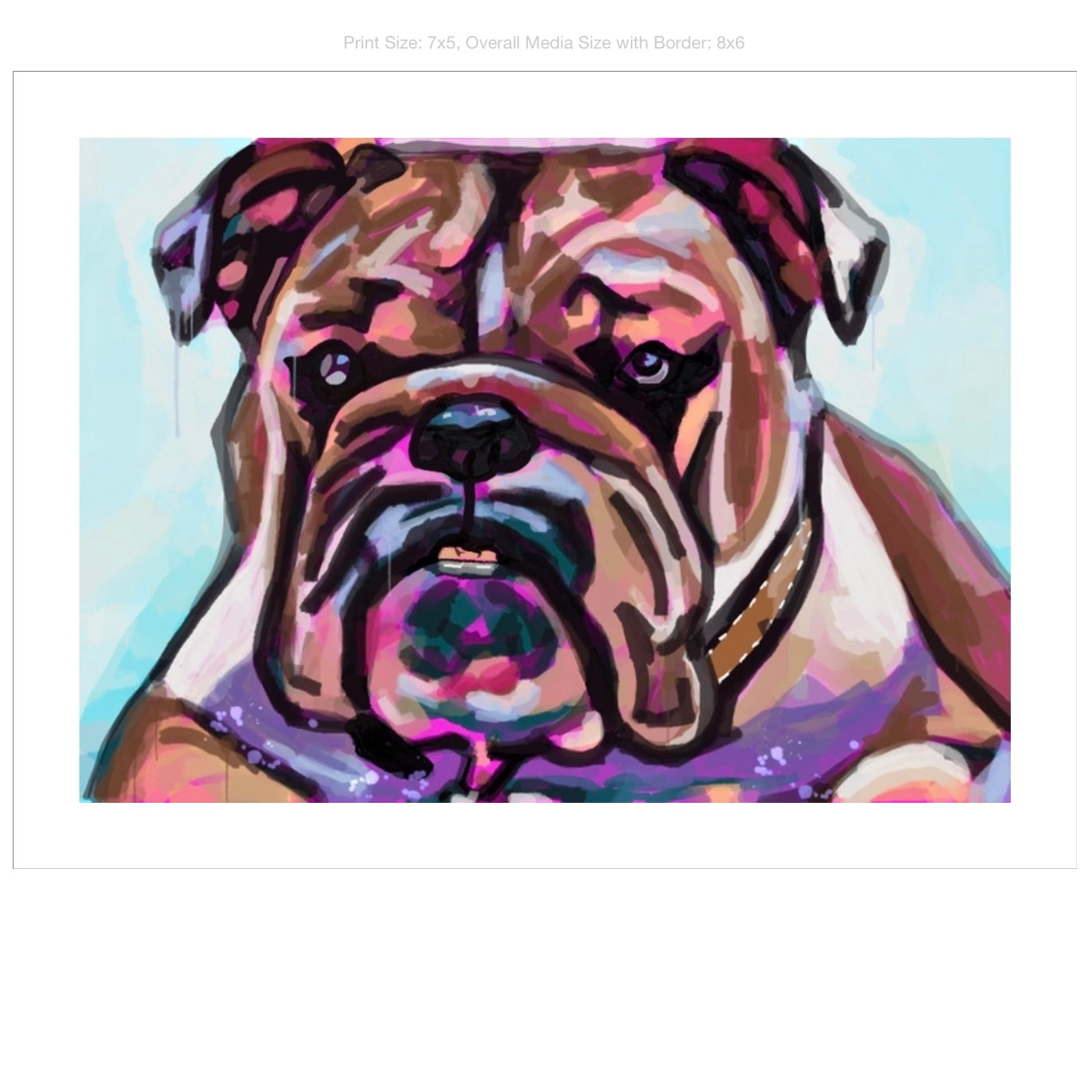 Bully Giclee on Premium Heavyweight Paper