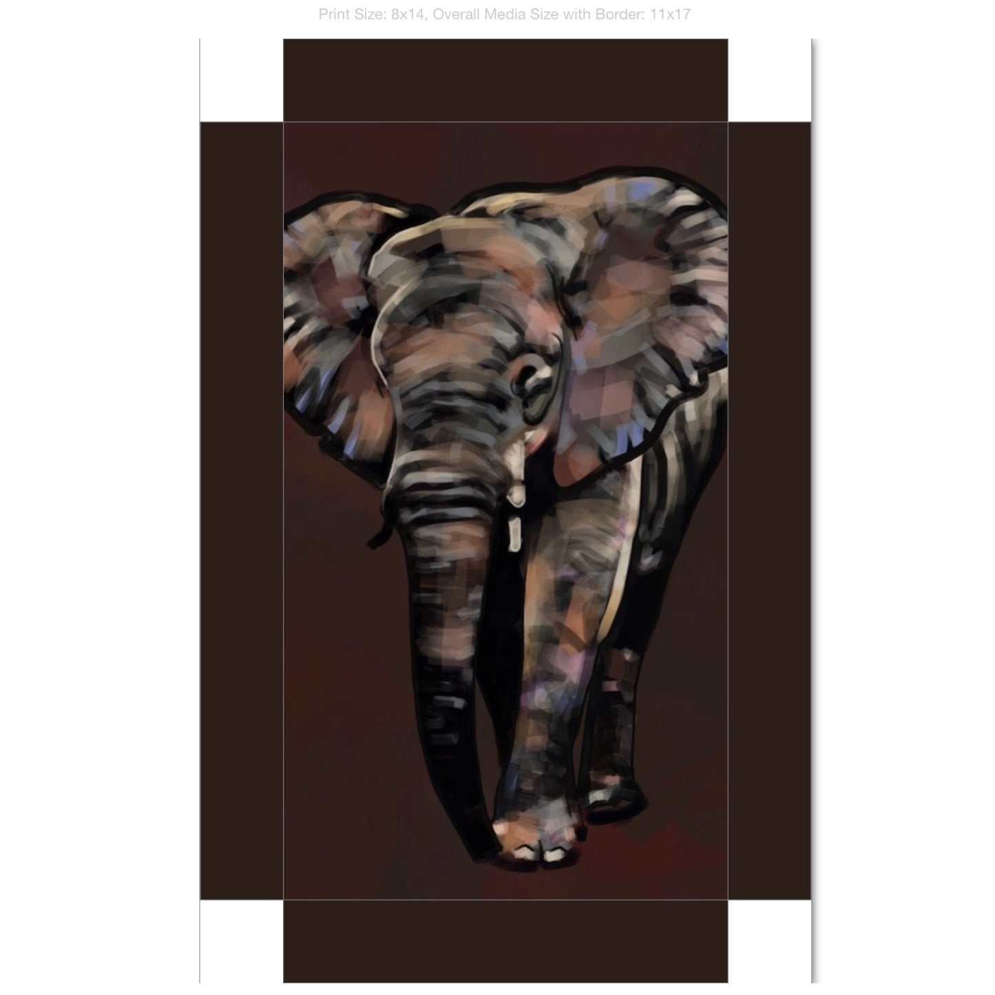 Roll Tide on Gallery Wrapped Canvas (dark)