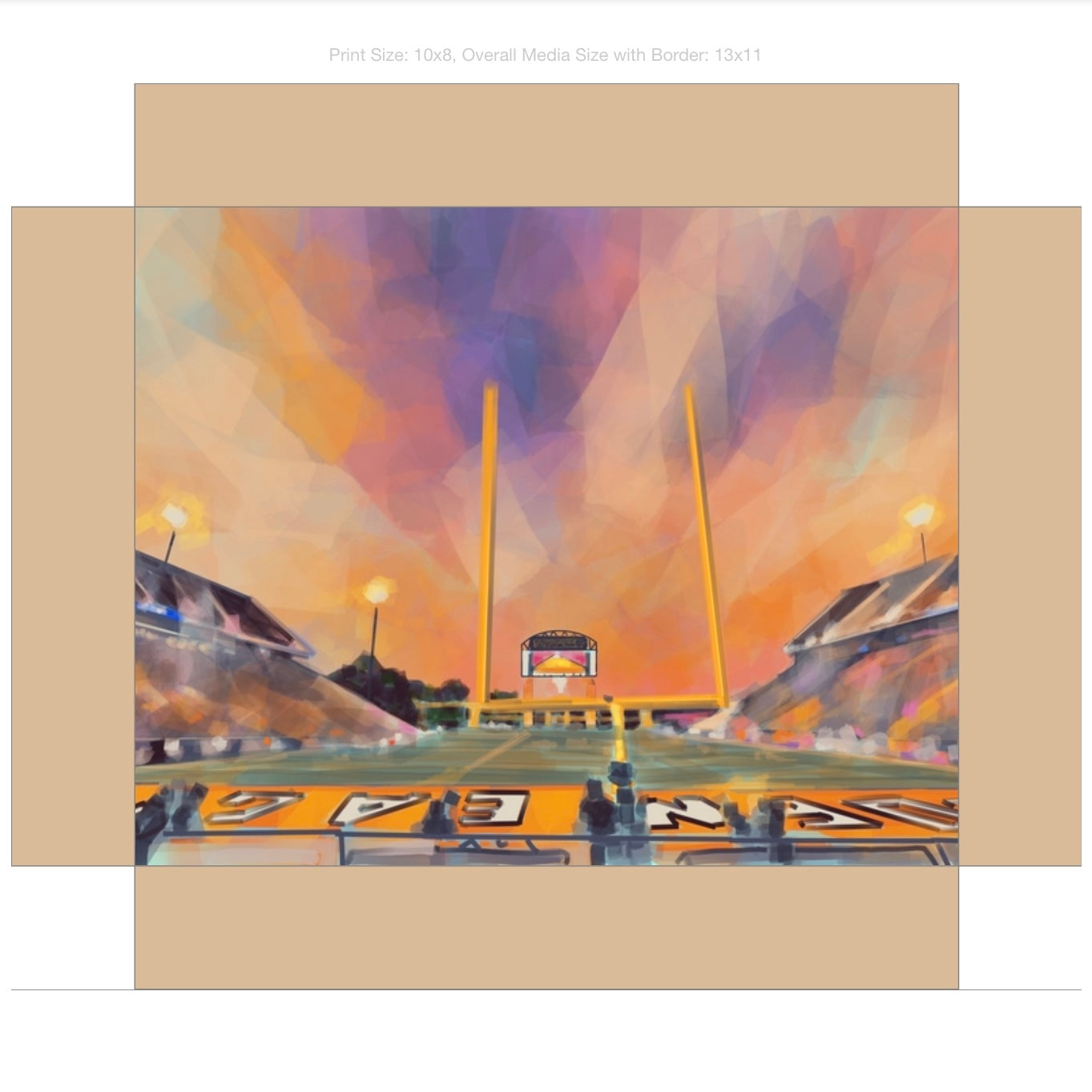 The Rock on Gallery Wrapped Canvas