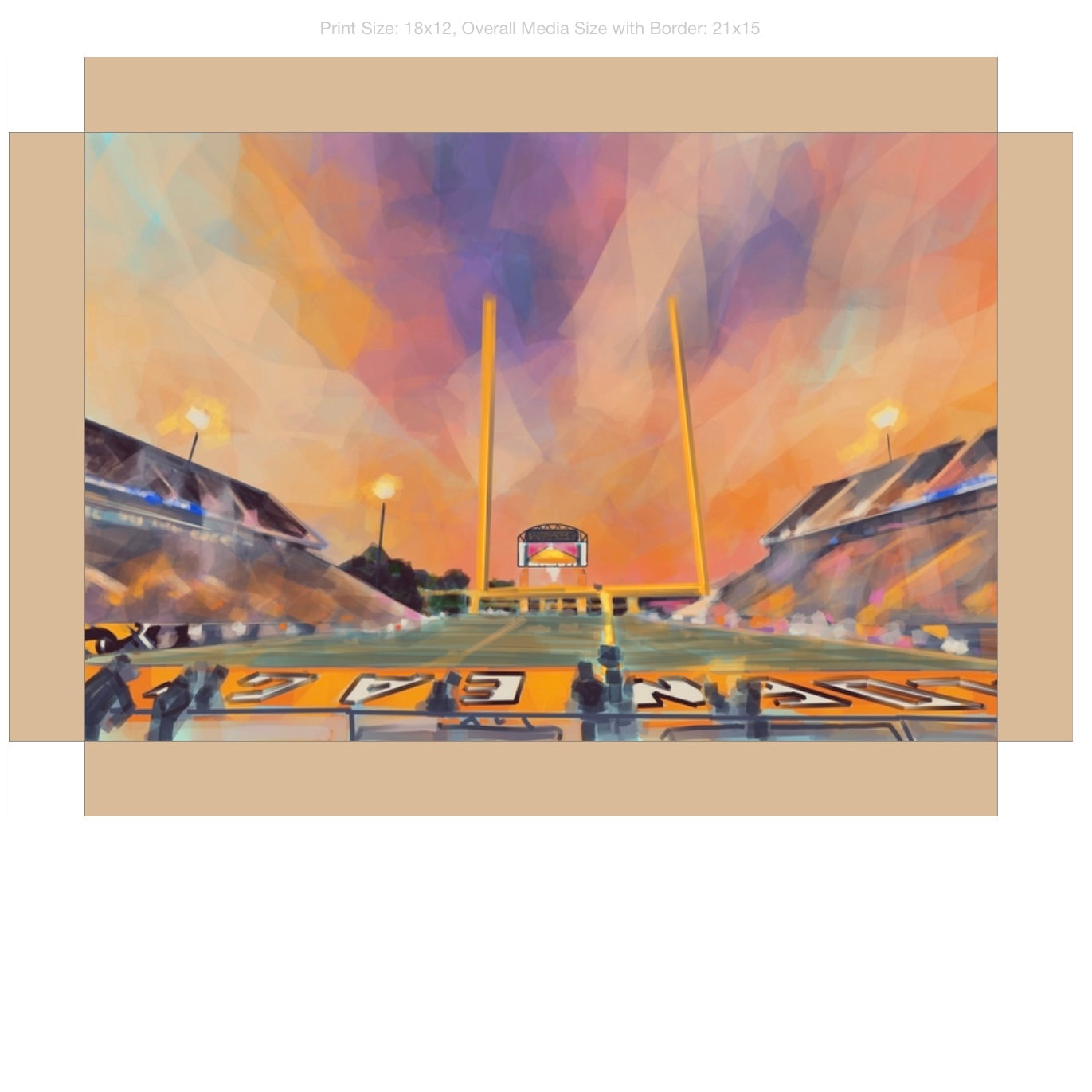 The Rock on Gallery Wrapped Canvas