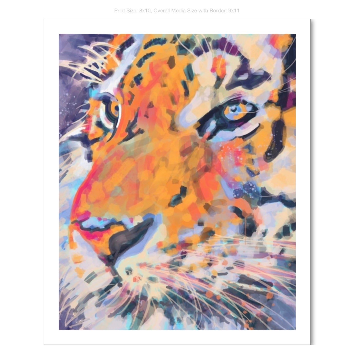 Tiger Giclee on Premium Heavyweight Paper
