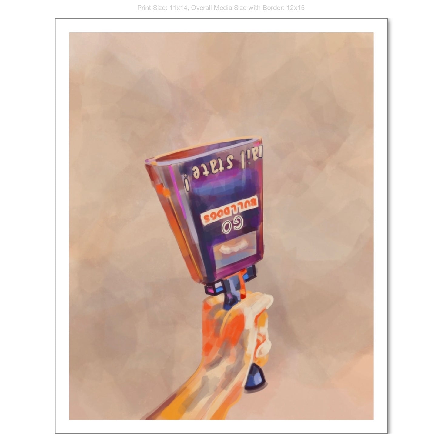 More Cowbell Giclee on Premium Heavyweight Paper