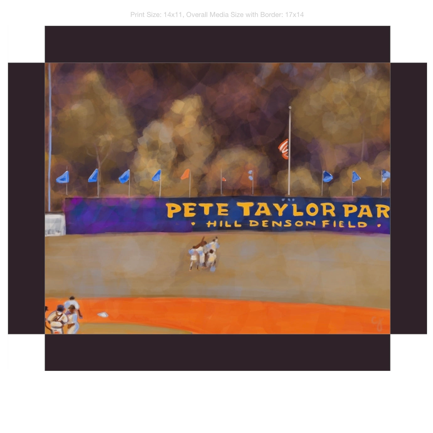 Eagles Win! on Gallery Wrapped Canvas