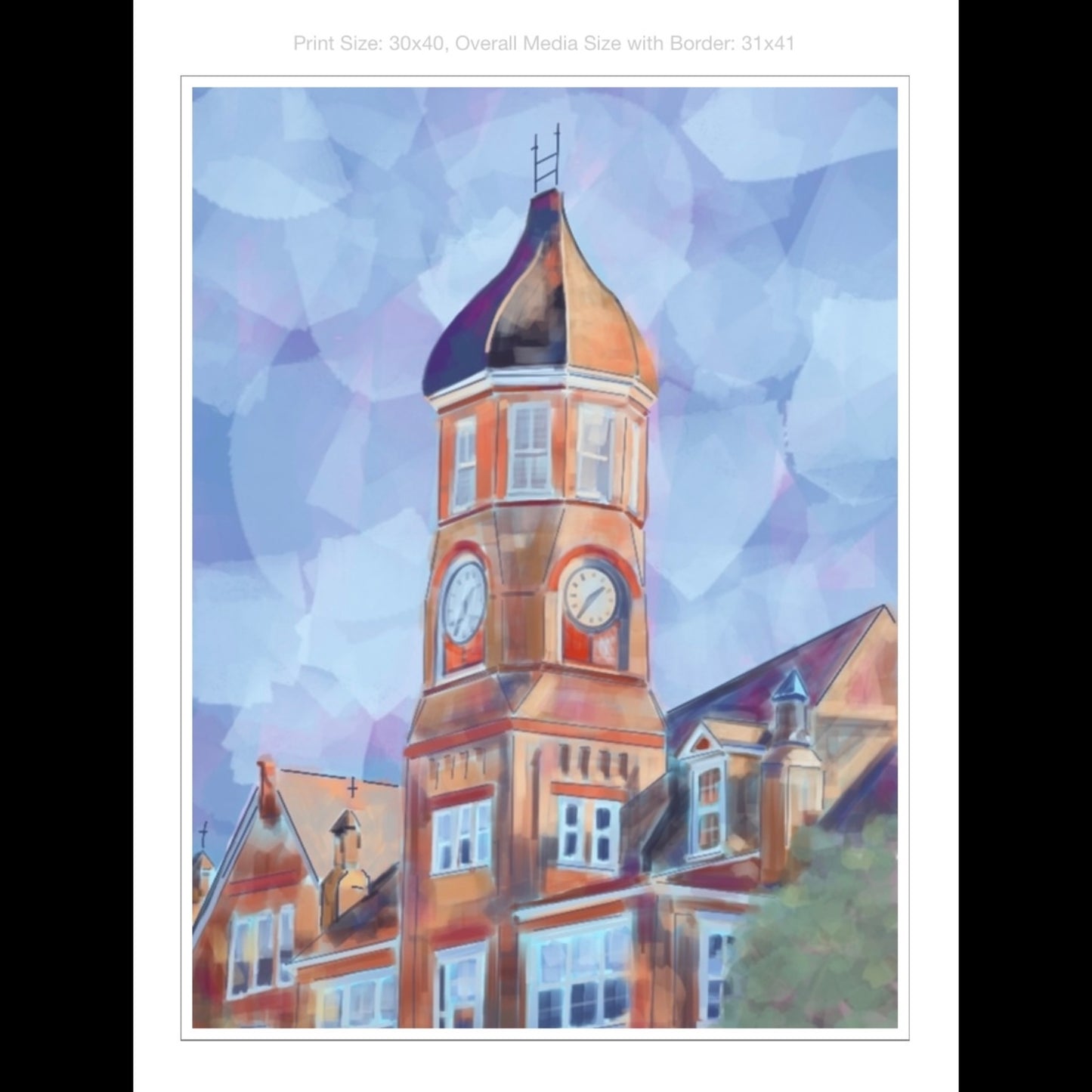 The W Giclee on Premium Heavyweight Paper