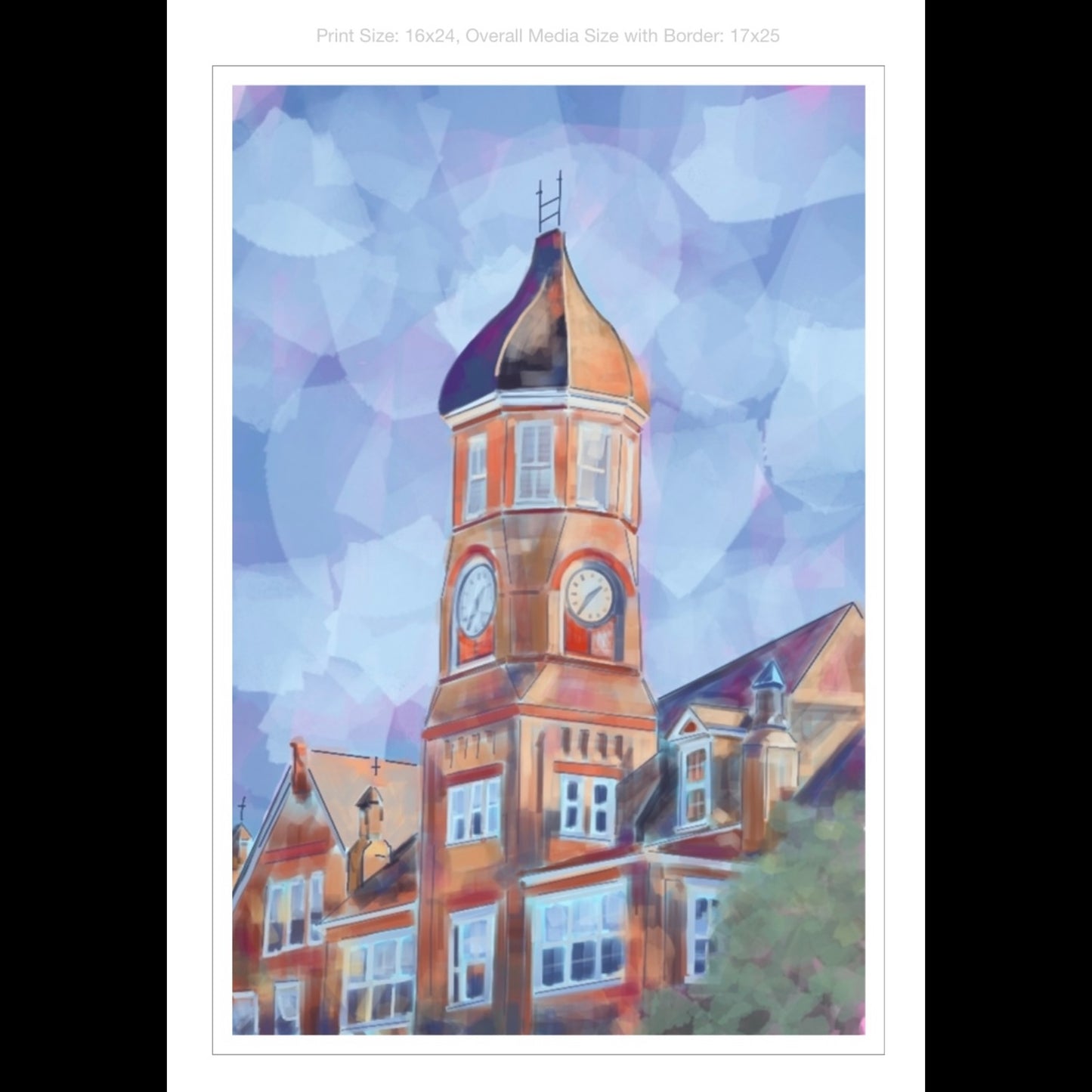 The W Giclee on Premium Heavyweight Paper