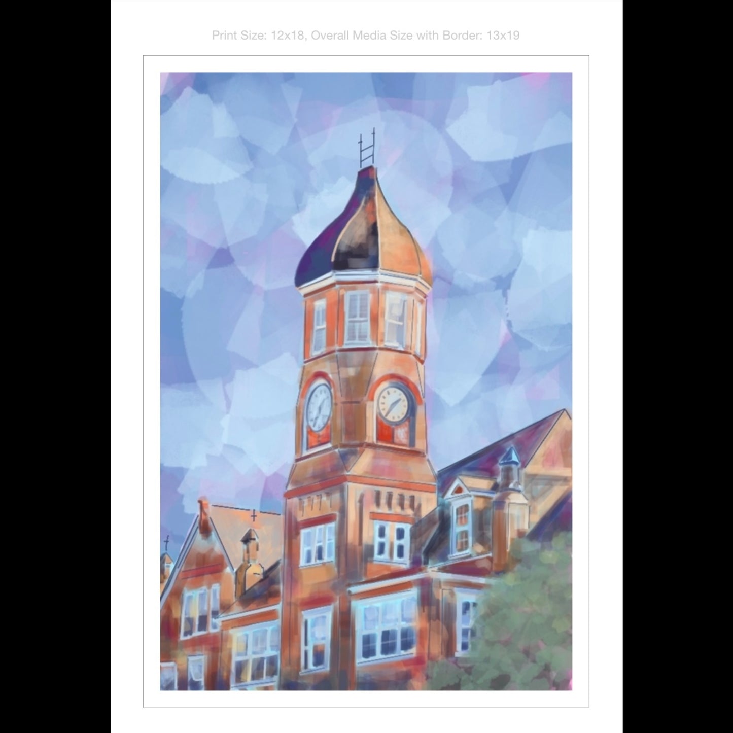 The W Giclee on Premium Heavyweight Paper