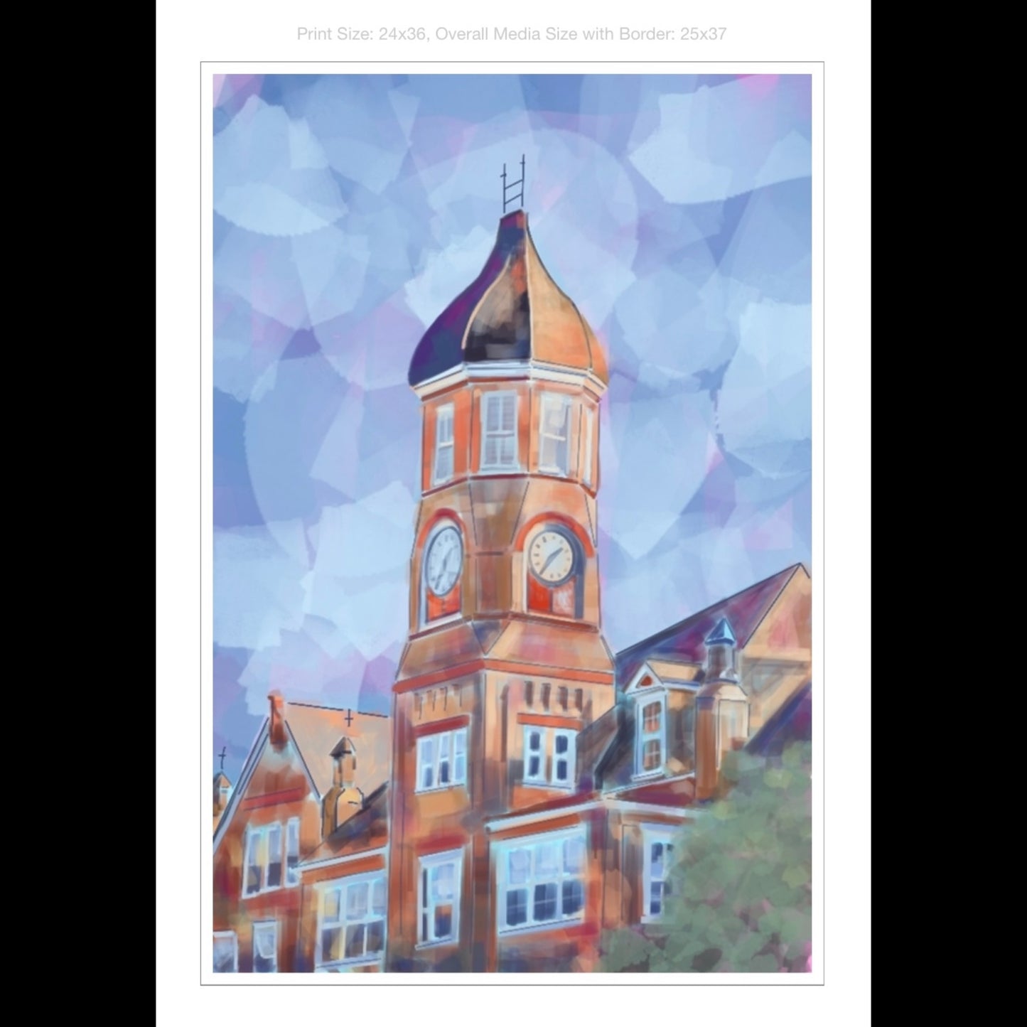 The W Giclee on Premium Heavyweight Paper