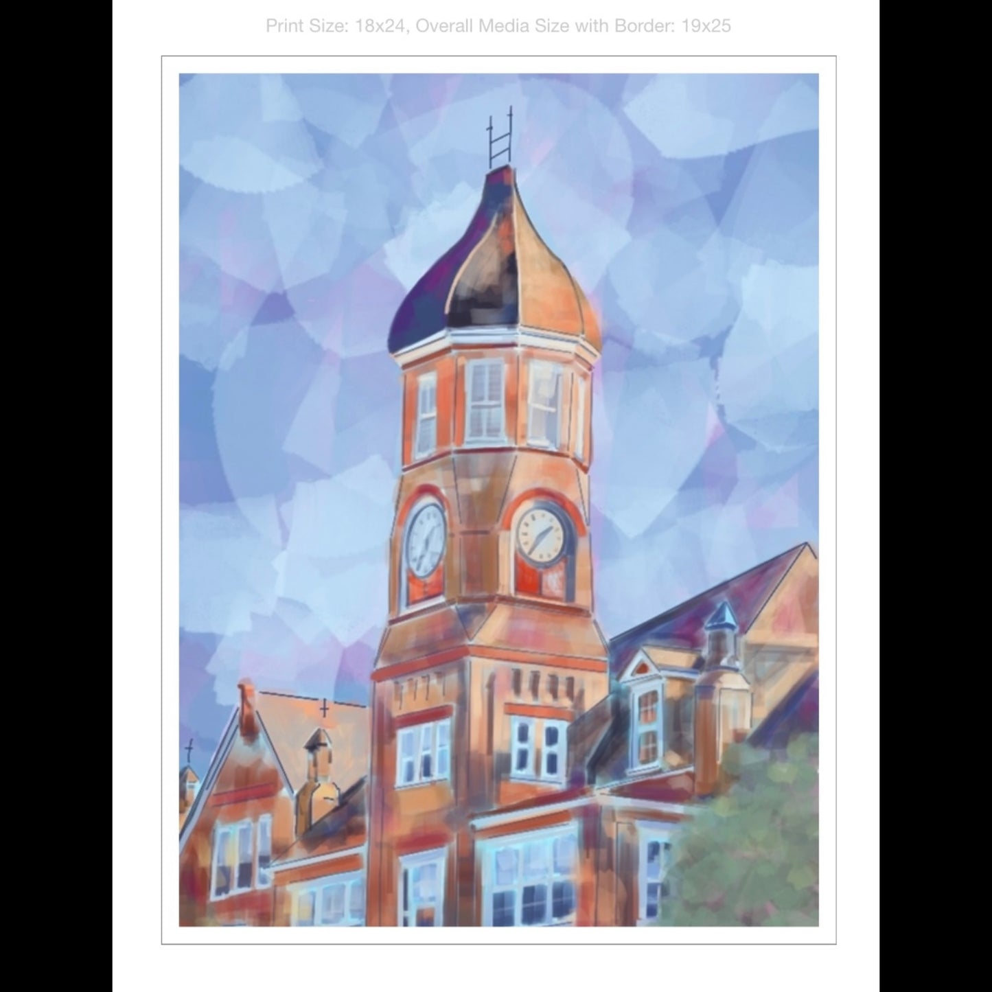 The W Giclee on Premium Heavyweight Paper