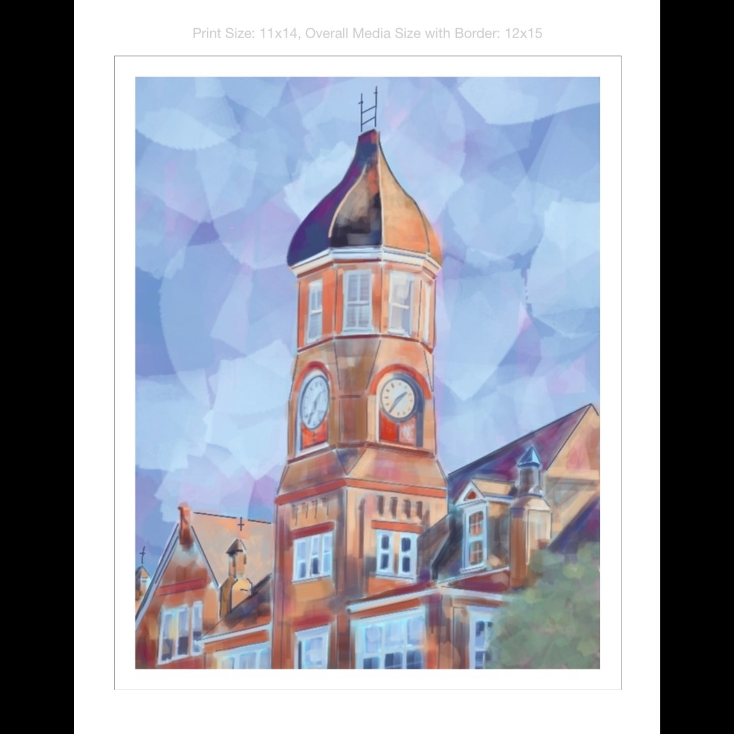 The W Giclee on Premium Heavyweight Paper