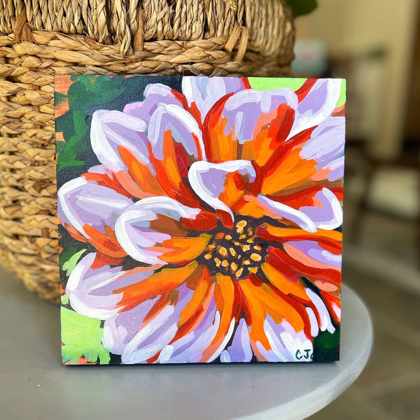 8” x 8” Zinnia