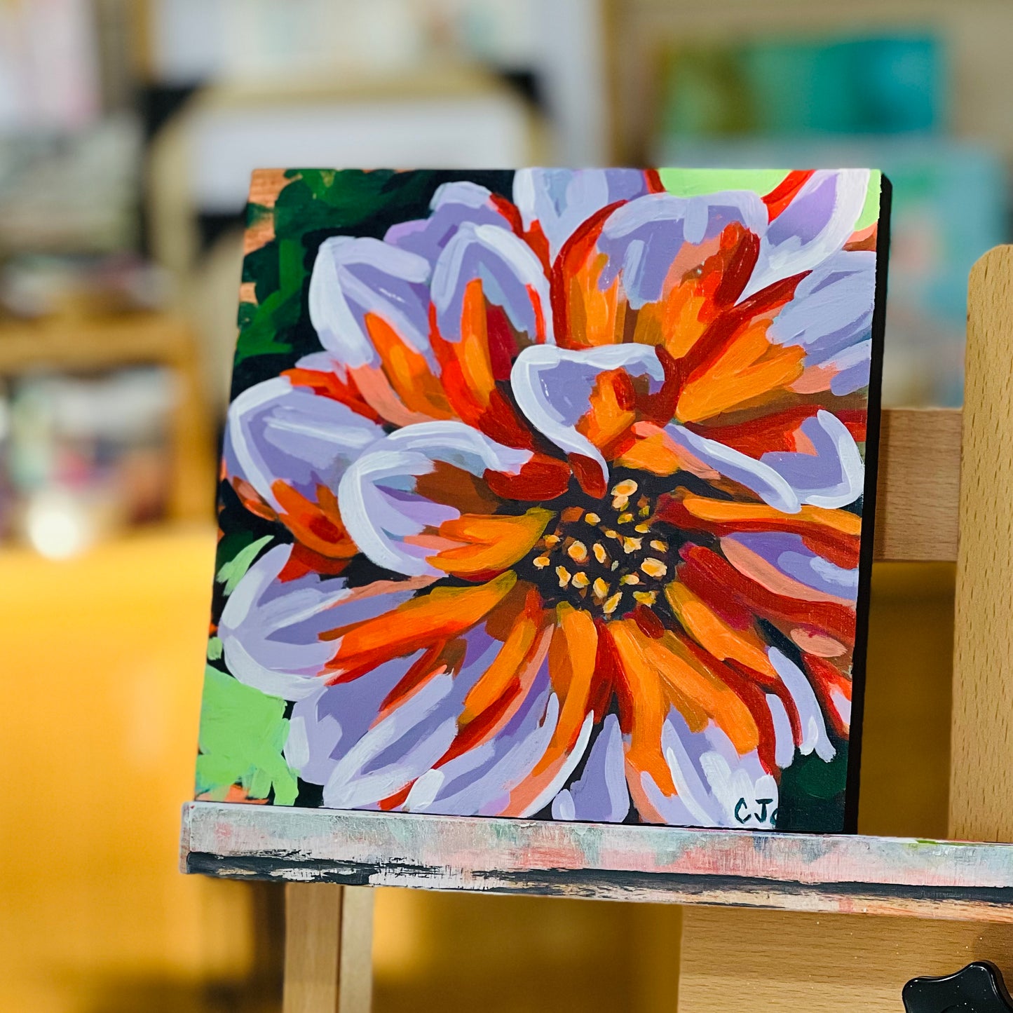 8” x 8” Zinnia