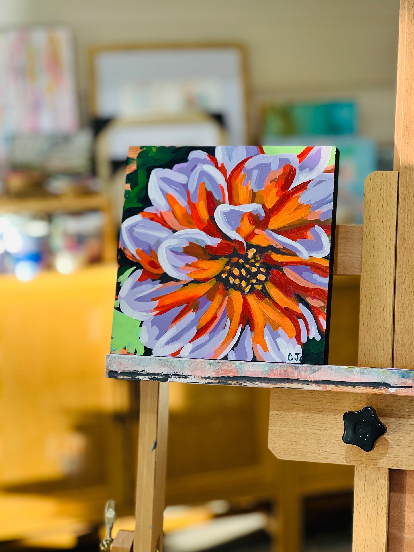 8” x 8” Zinnia
