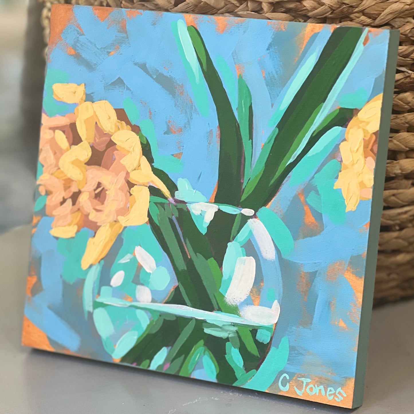 8” x 8” Daffodils