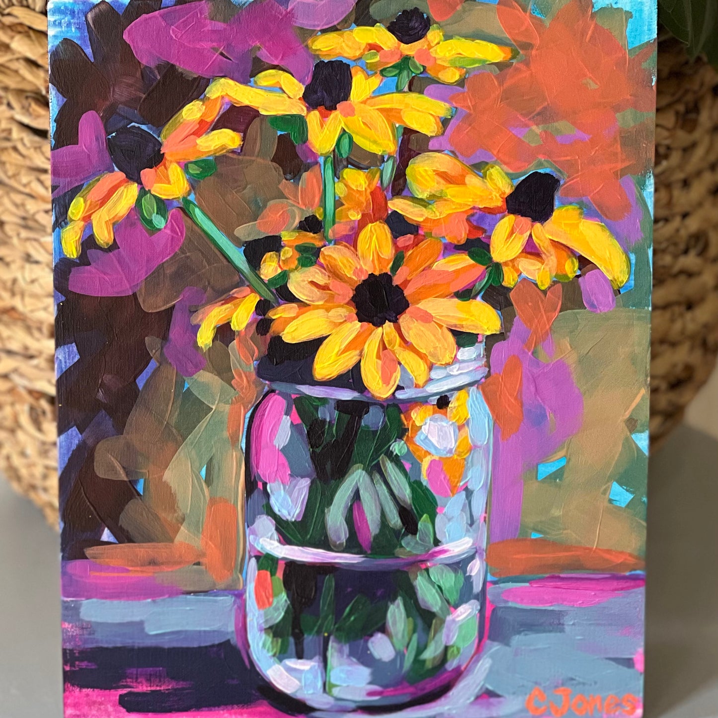 8” x 10” Black Eyed Susans