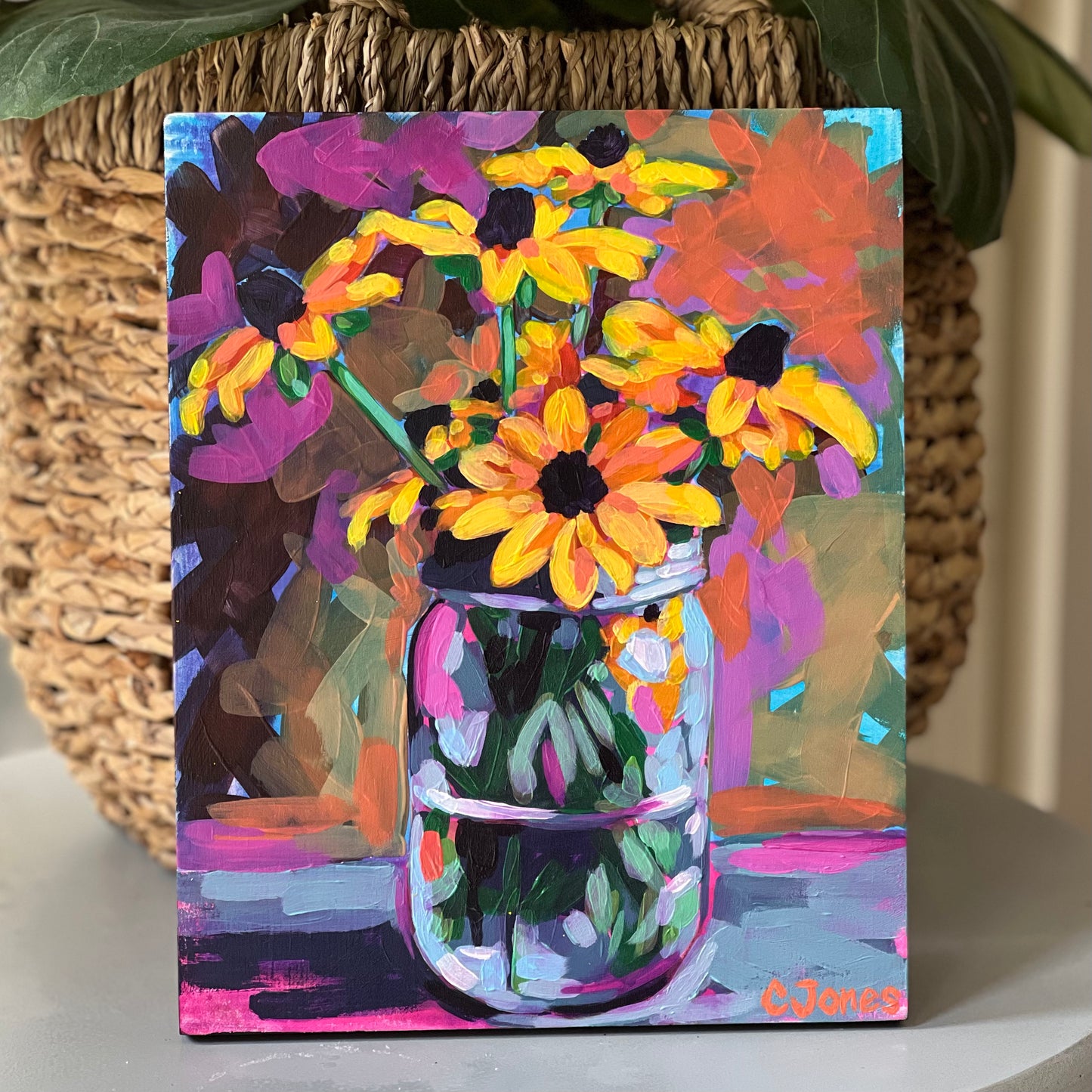 8” x 10” Black Eyed Susans