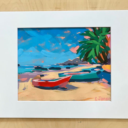 8” x 10” Small Boats