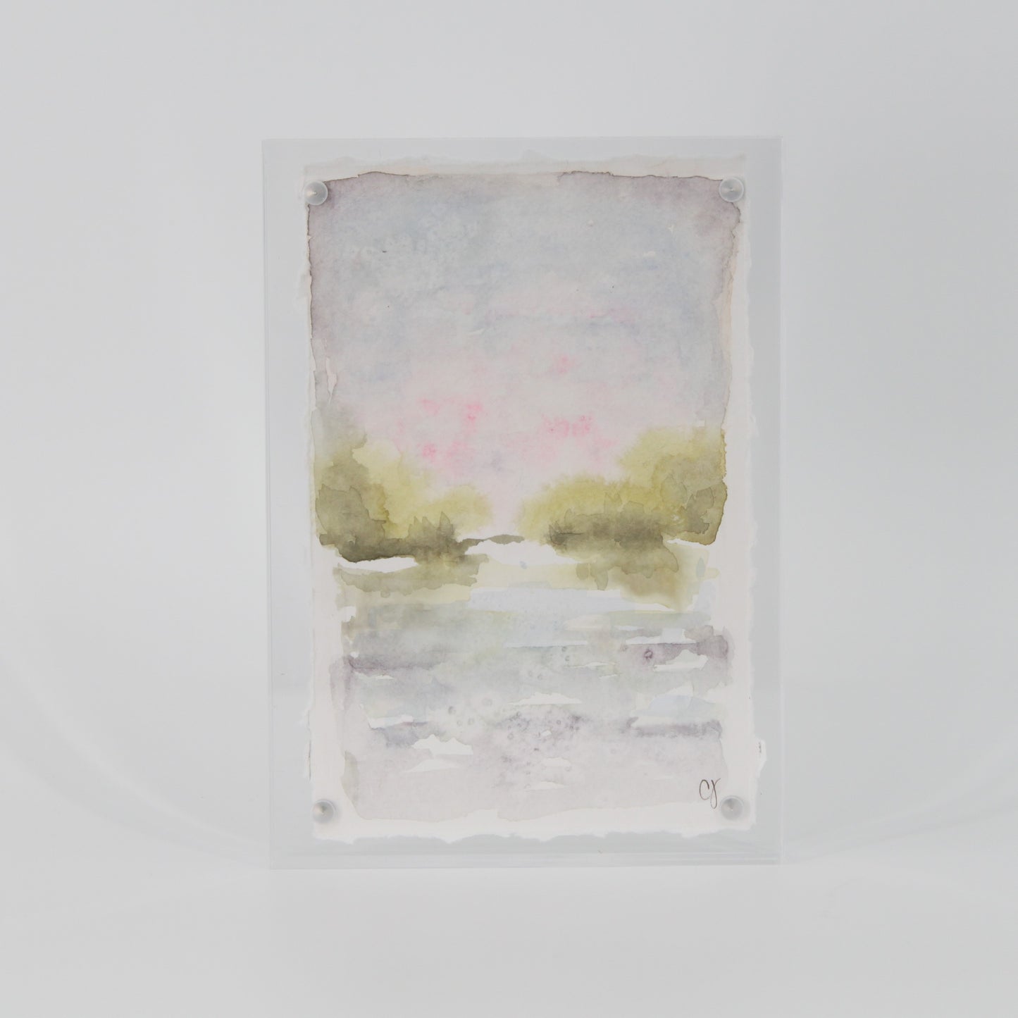 5” x 7” Acrylic Framed Coastal Landscape