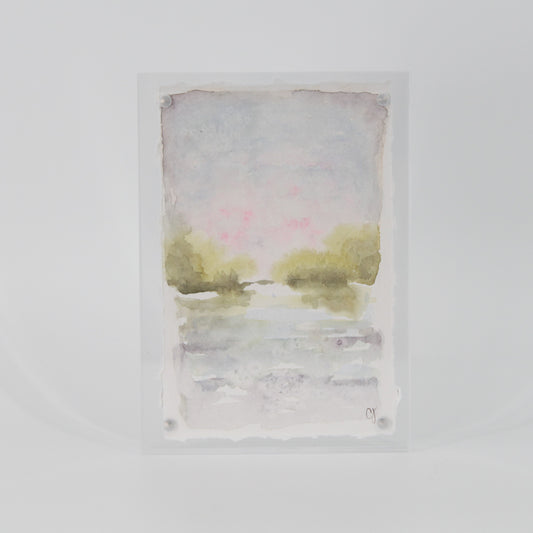 5” x 7” Acrylic Framed Coastal Landscape