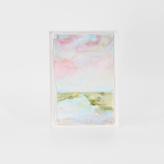 5” x 7” Acrylic Framed Coastal Landscape