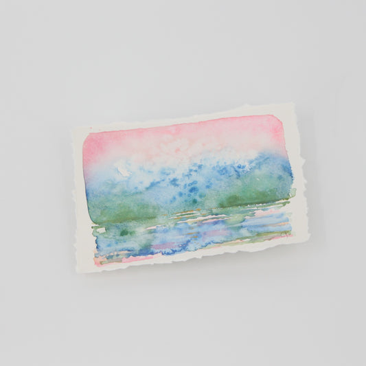 Watercolor Landscape on Paper