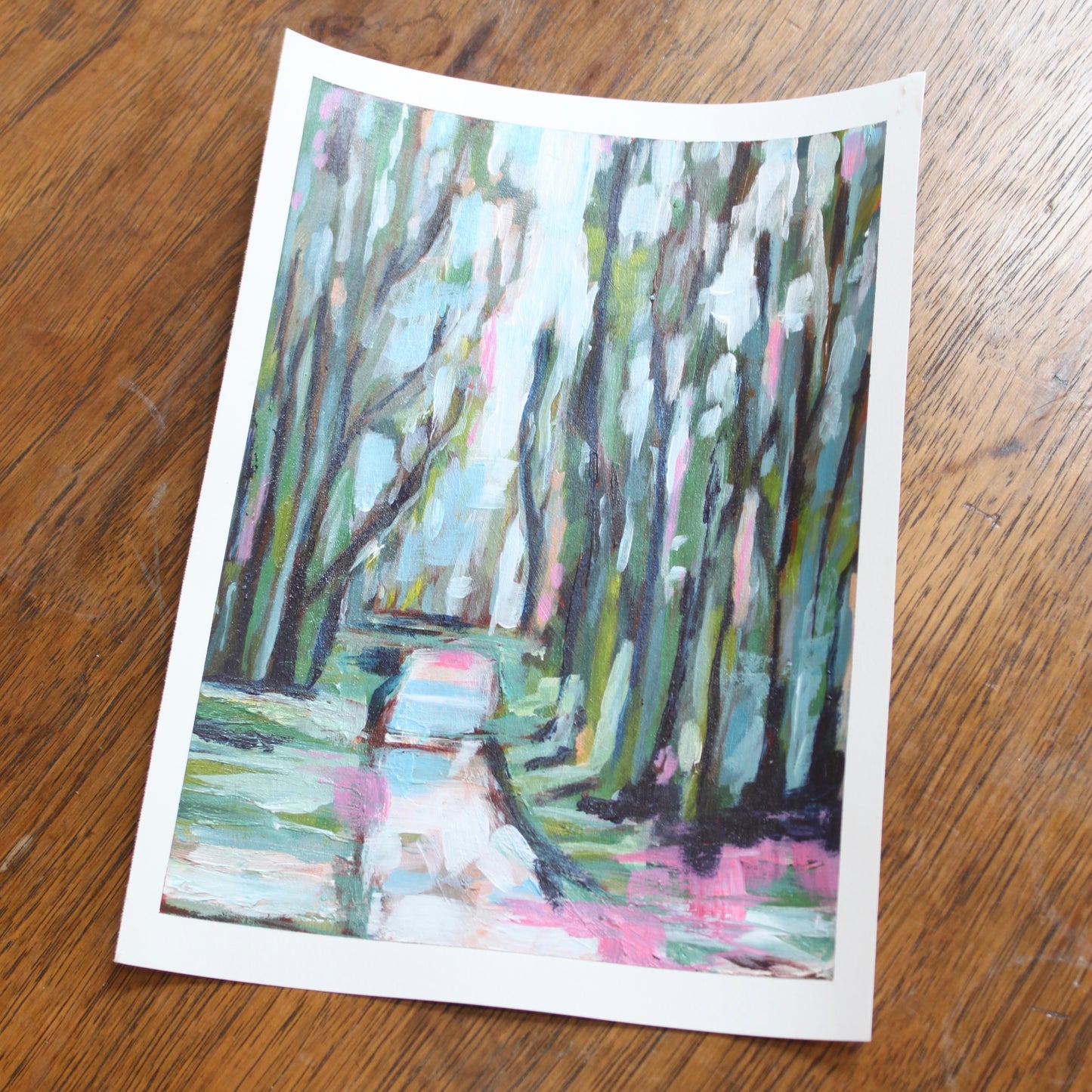 Through the Woods on paper