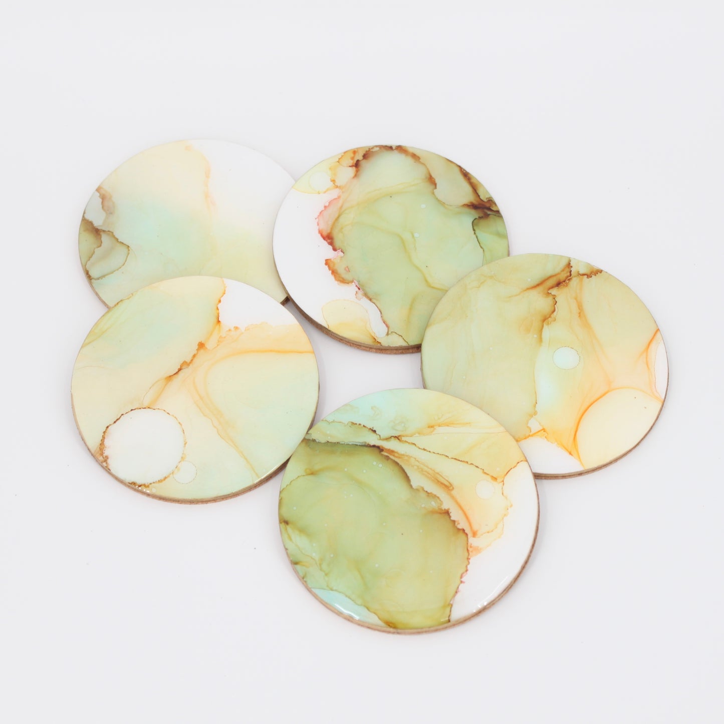 Lucky Day 5 piece coaster set