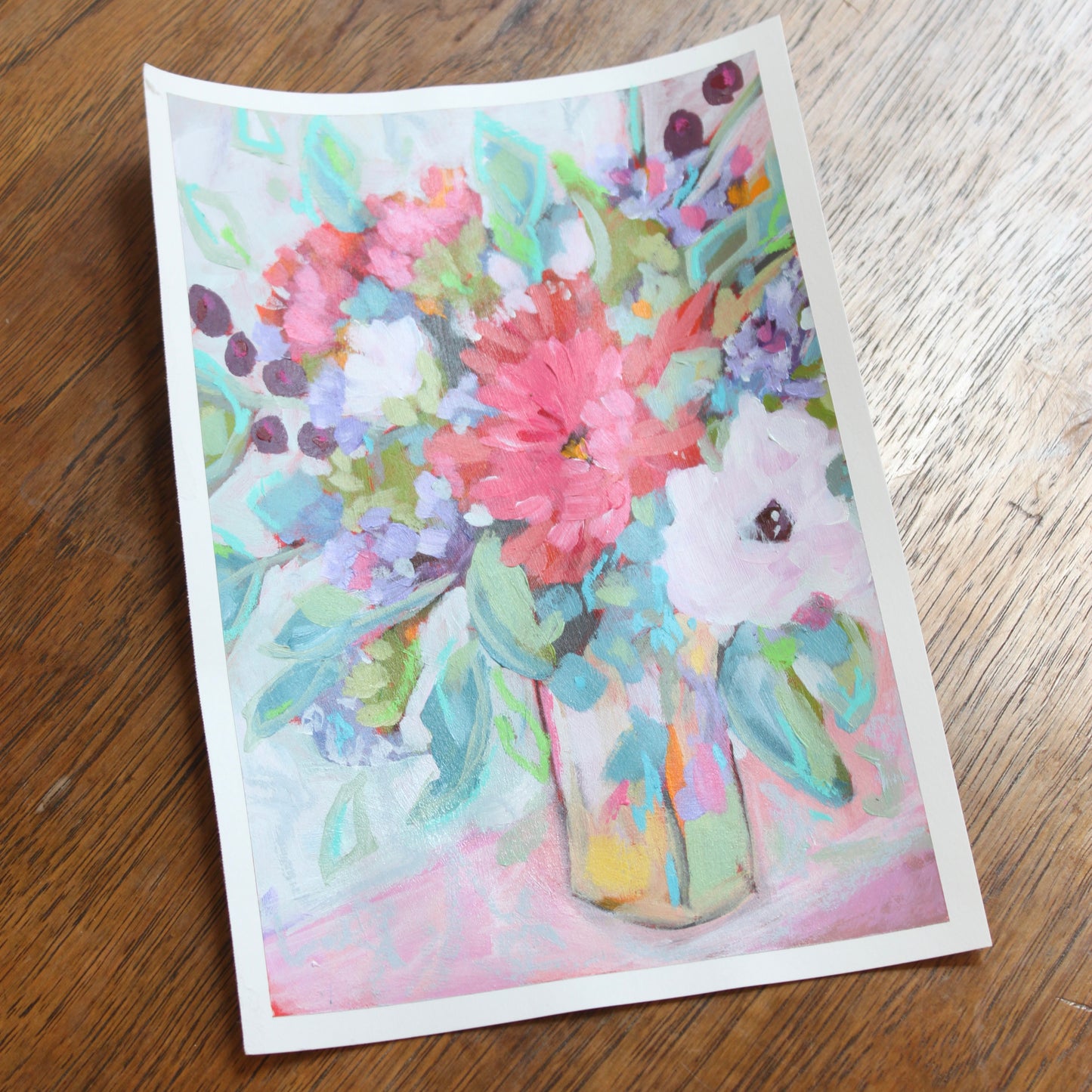 Blossoms on paper