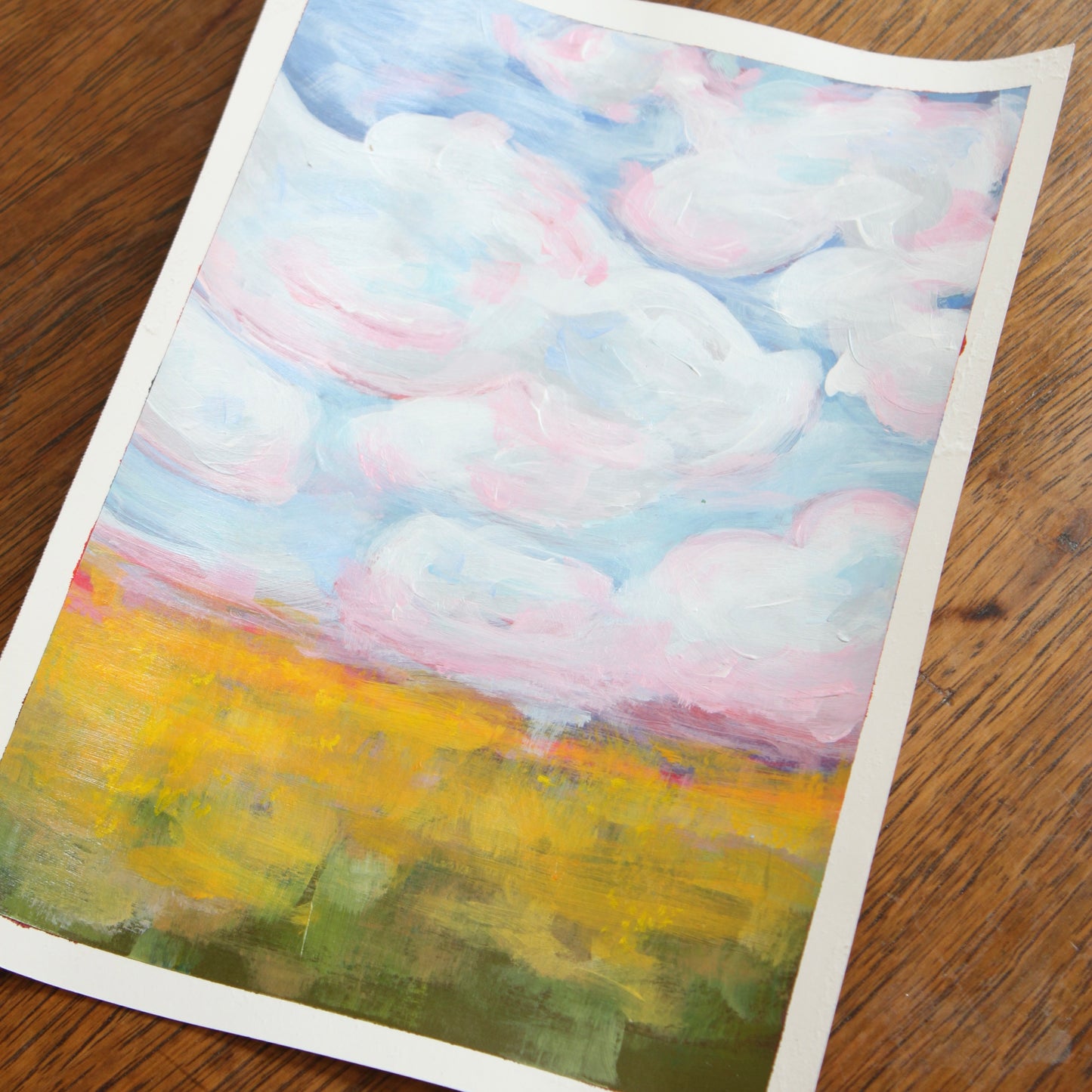Morning Glory on paper