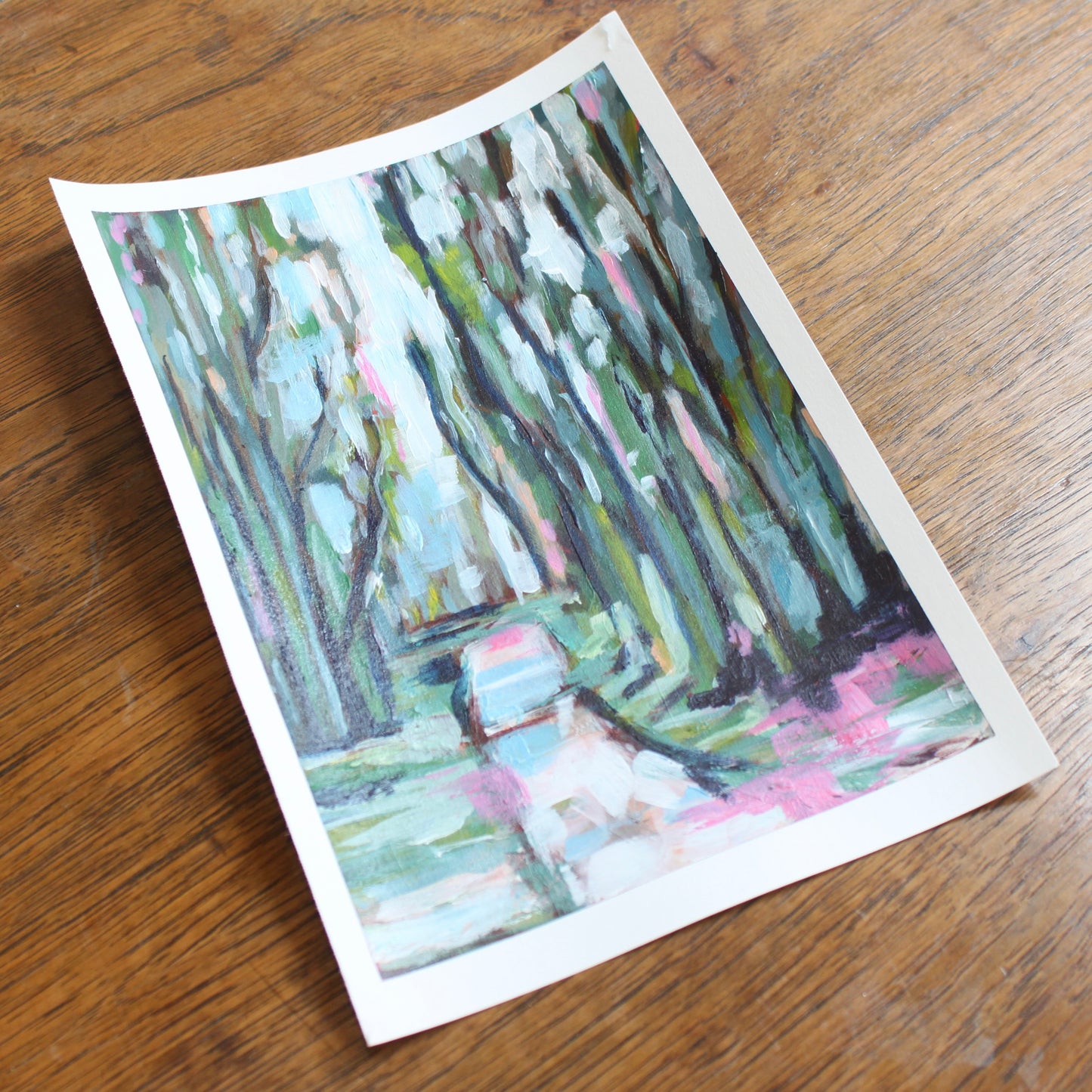 Through the Woods on paper