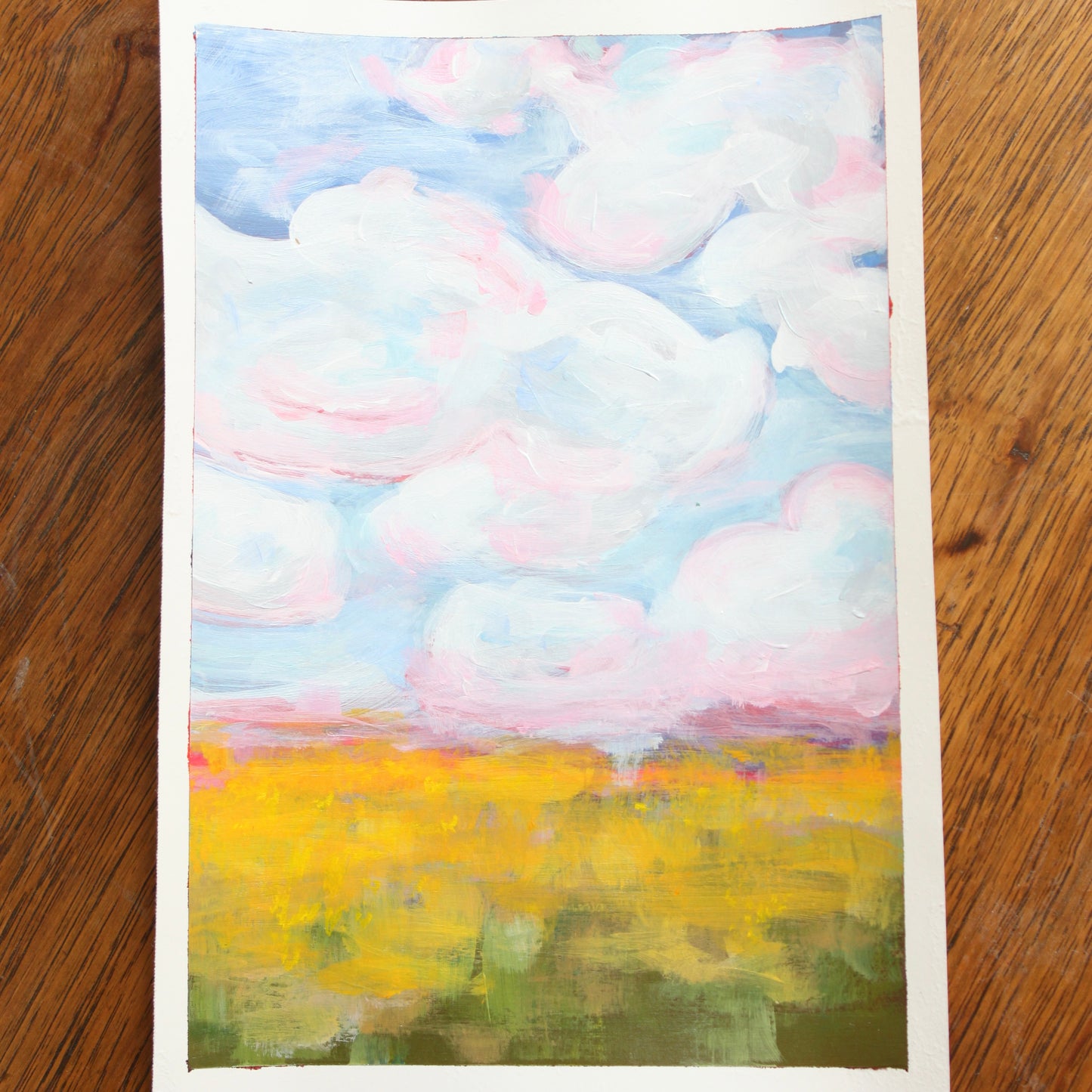 Morning Glory on paper